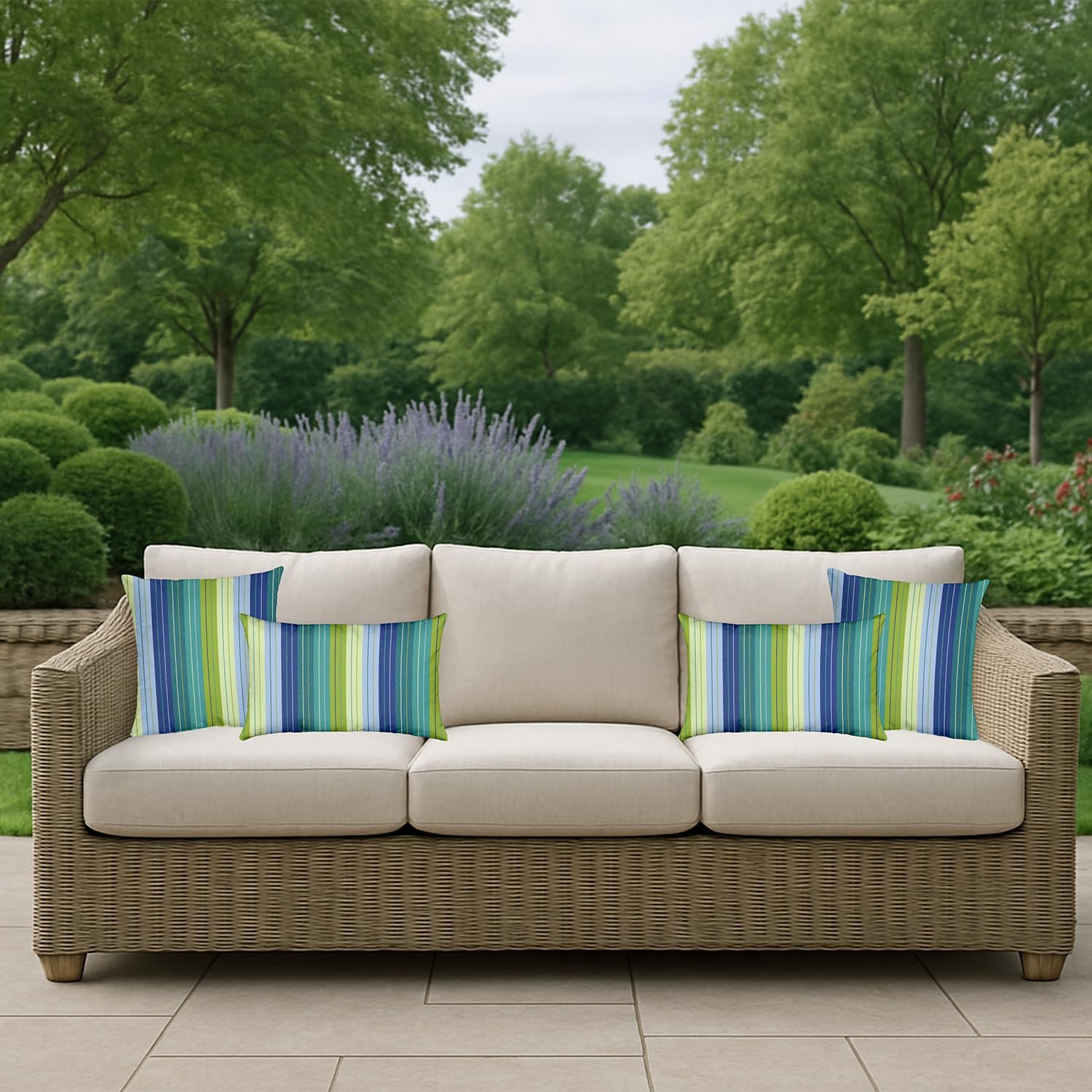 RSH Decor Sunbrella Square Throw Pillow Set of 2 24x24