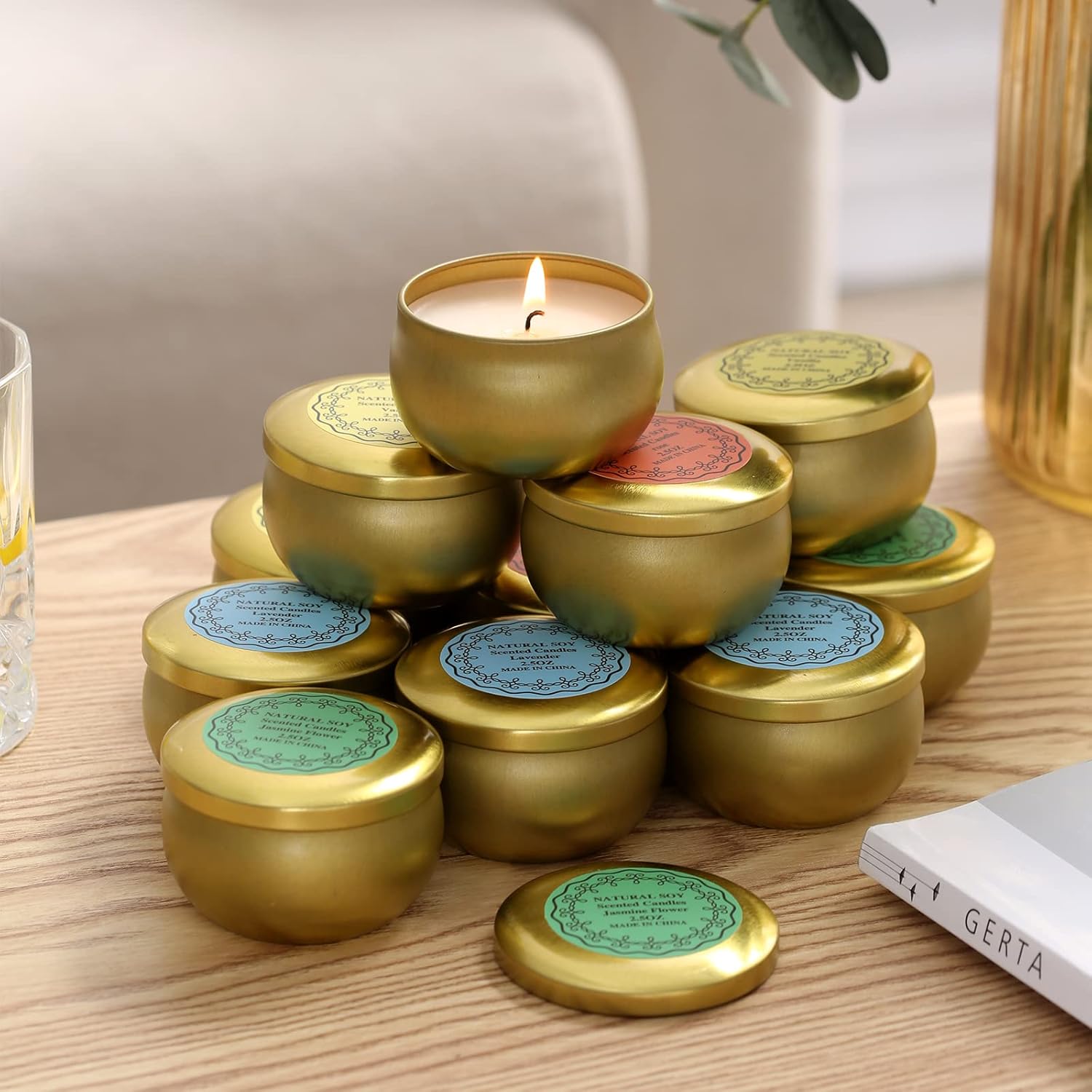 Qinxiang Scented Candles Gift Set 16 Pack