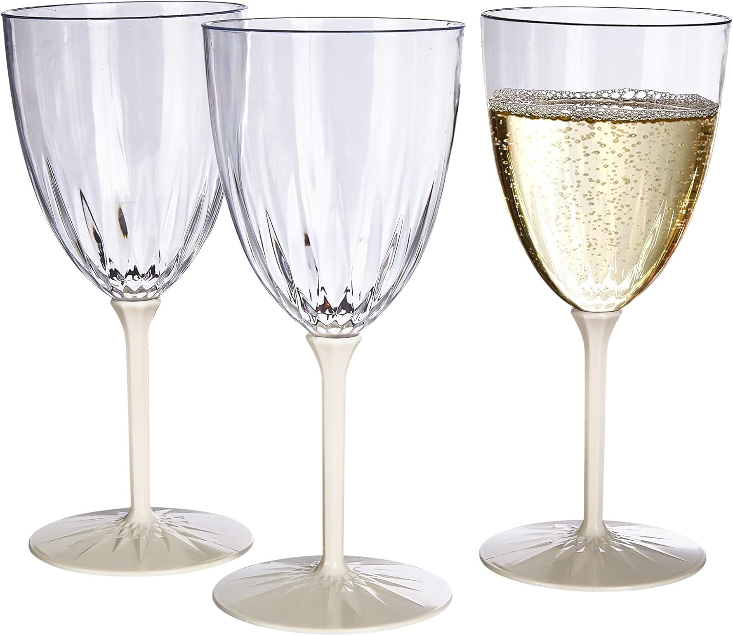 Silver Spoons Simply Squared Clear Plastic Tumbler 10oz Pack Of 14