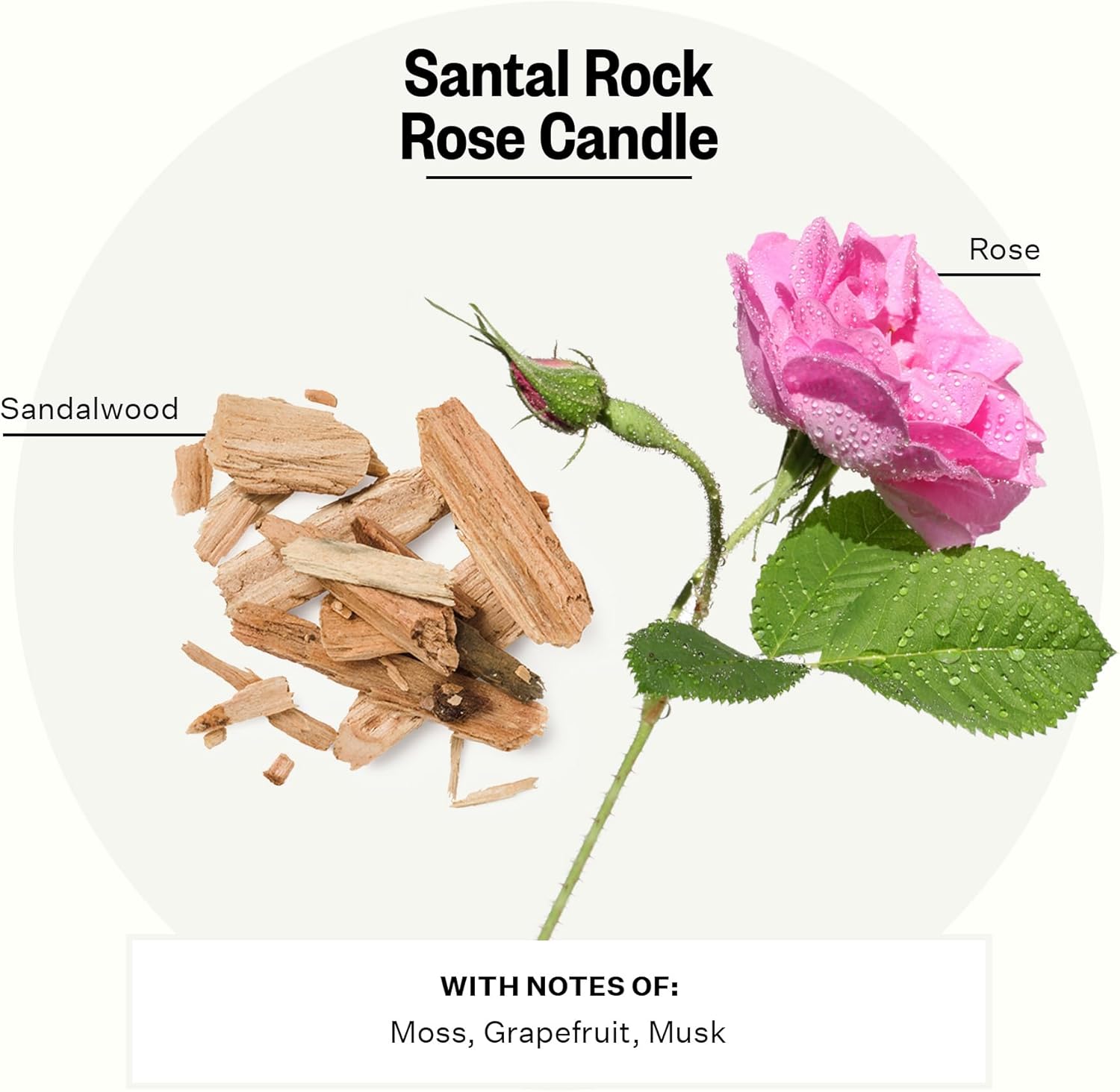 Apotheke 3-Wick Soy Candle - Santal Rock Rose 26 Oz