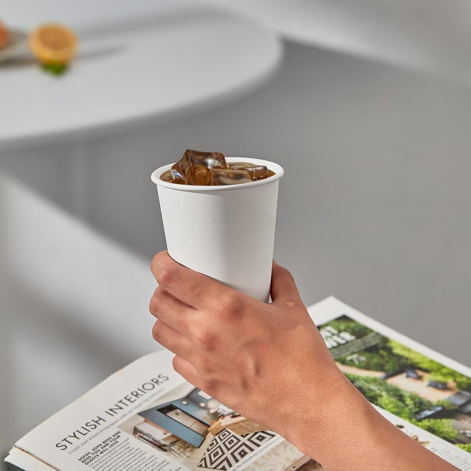 JOLLY PARTY 300 Pack 12 oz Disposable Paper Coffee Cups