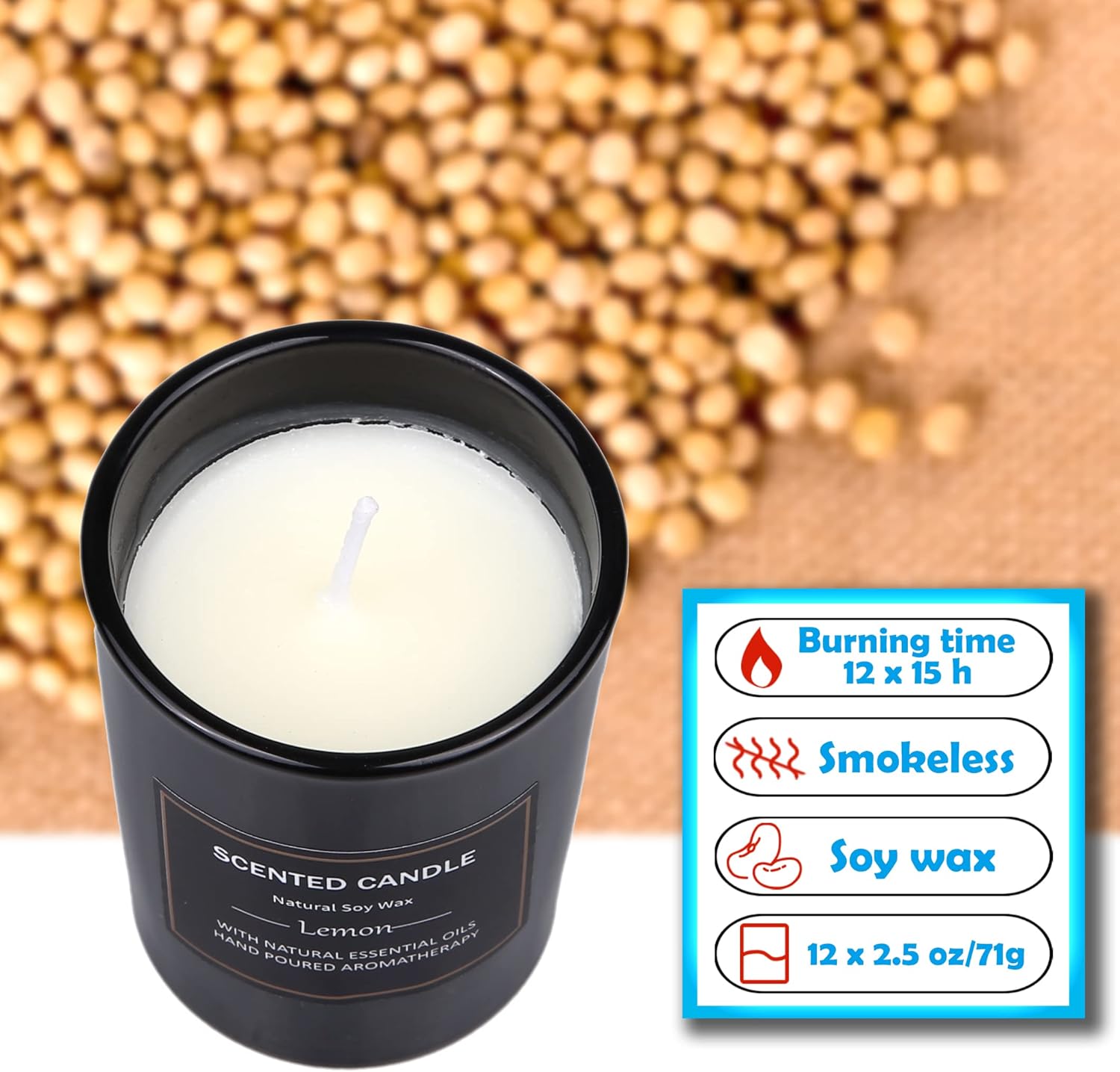 12 Pack Scented Candles Gift Set for Women