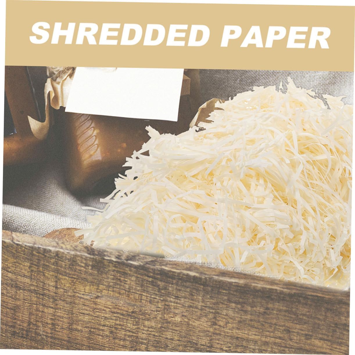 EXHUMKY 2 Pack Shredded Paper Filler for Boxes