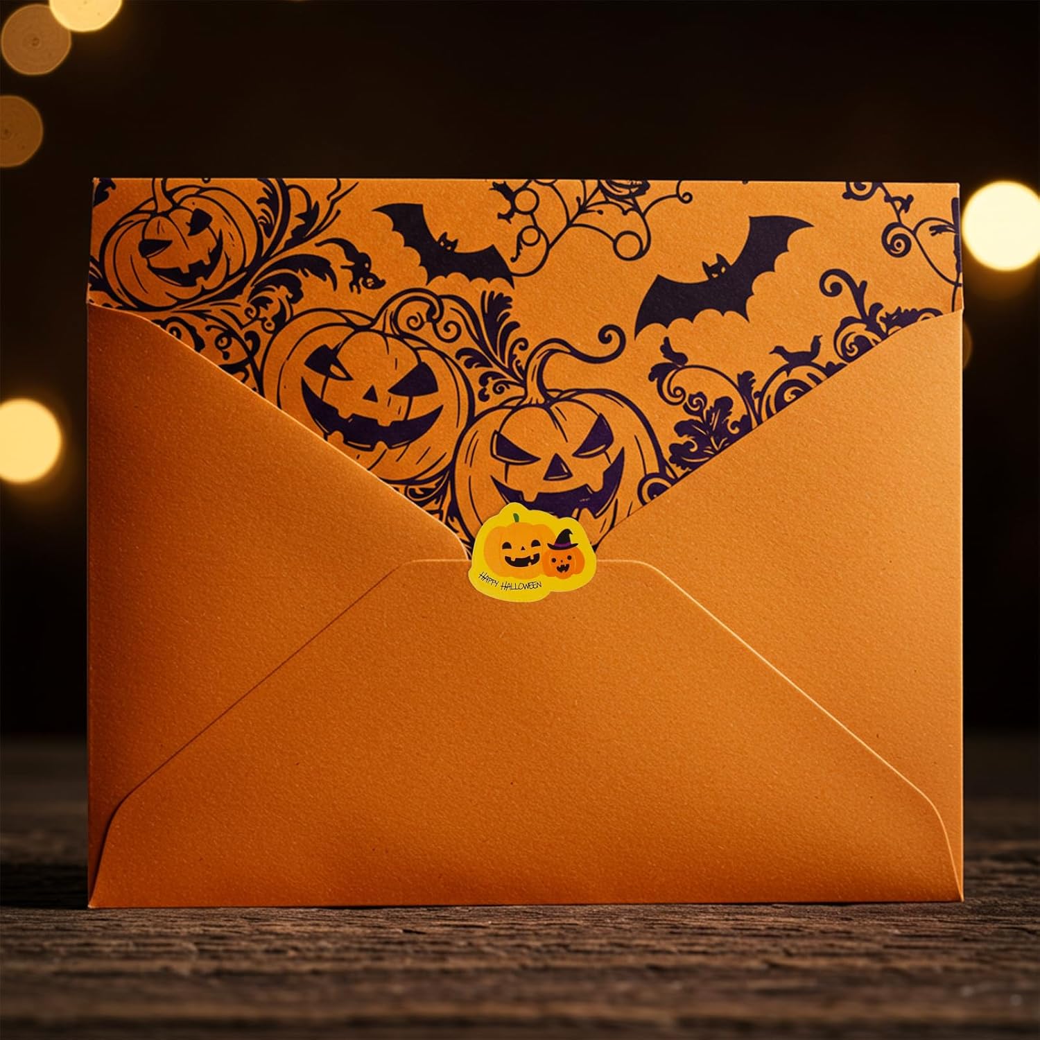 BEISHIDA Halloween Pumpkin Stickers 60pcs Bulk Set