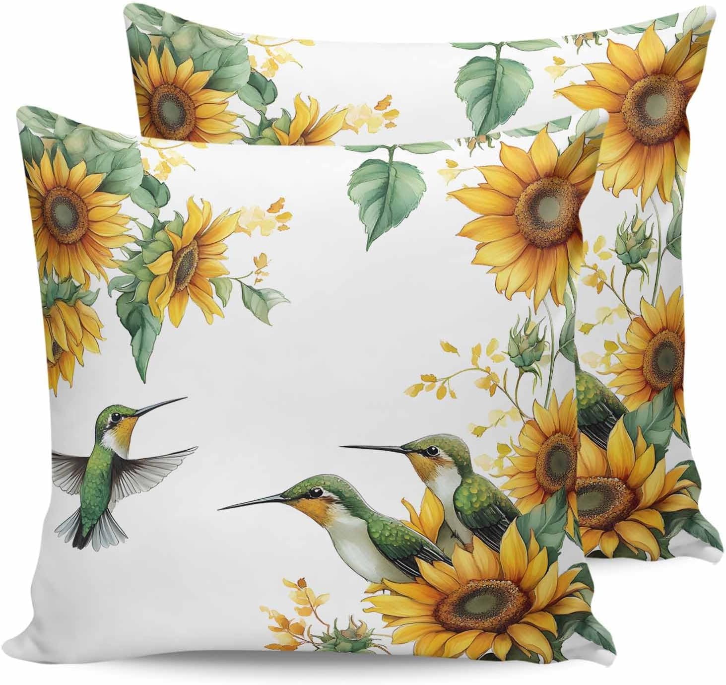 Yukro Waterproof Pillow Covers Pack of 2 18x18 Inch