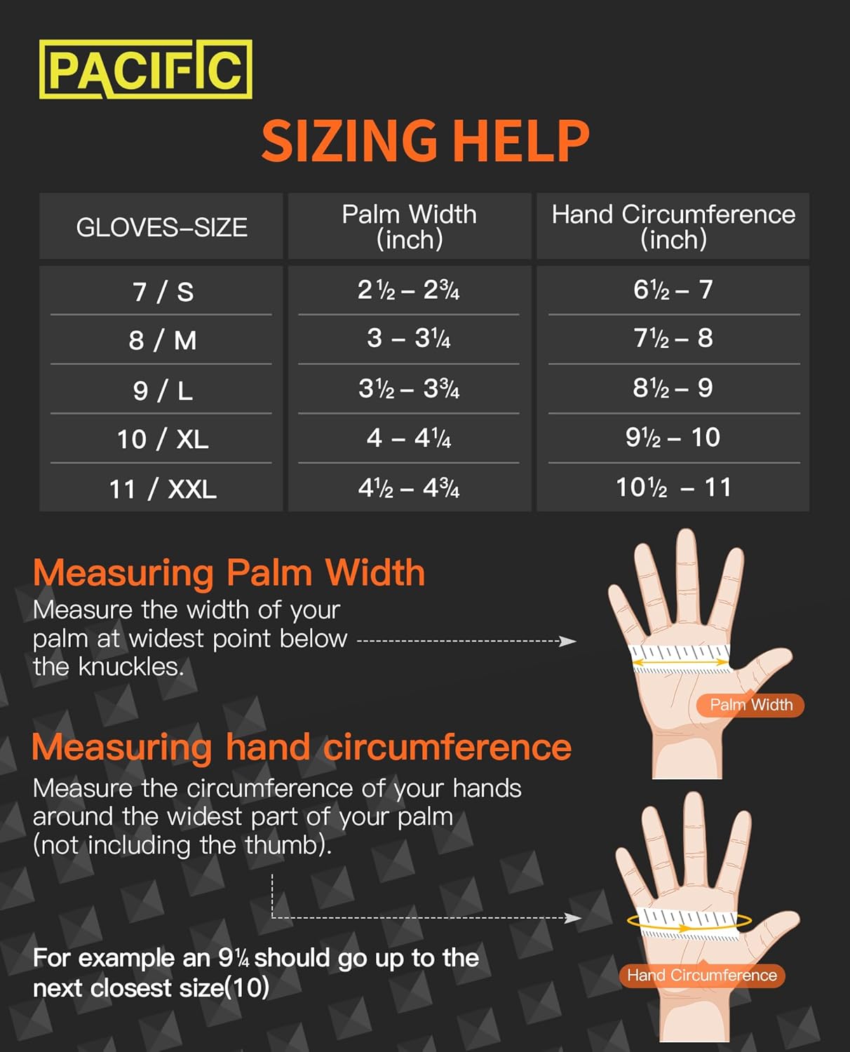 PACIFIC PPE Strength Nitrile Gloves 8 Mil Diamond Texture