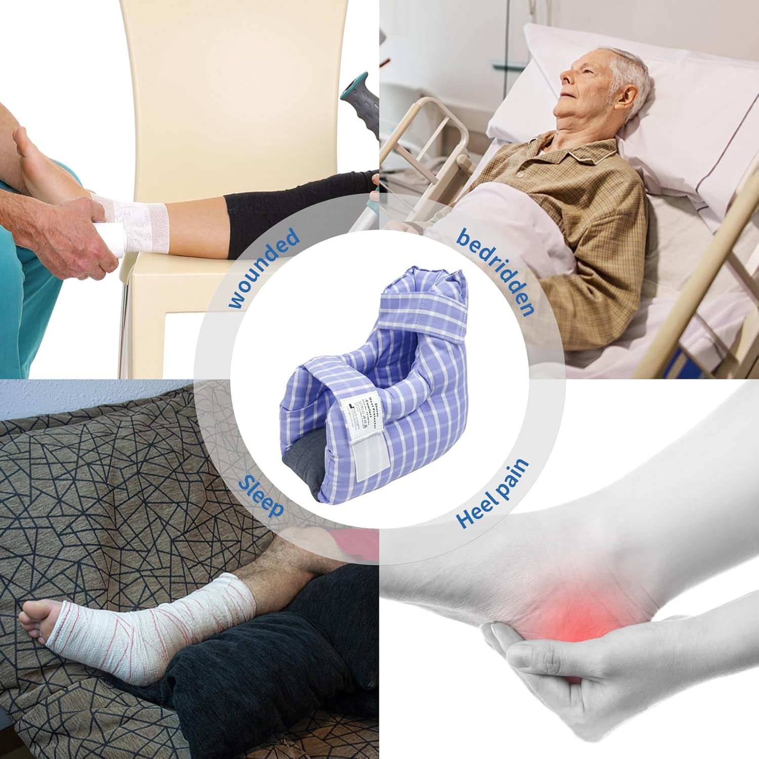 Ehucon Heel Protector Pillow Cushion for Pressure Sores
