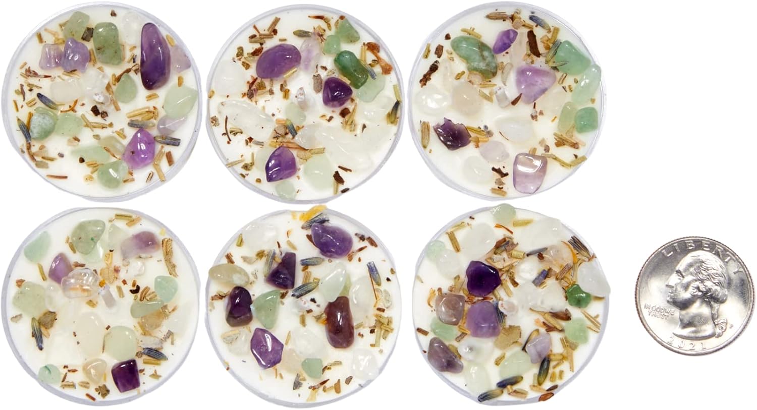 New Moon Beginnings Healing Energy Candle Set of 6 Tealights