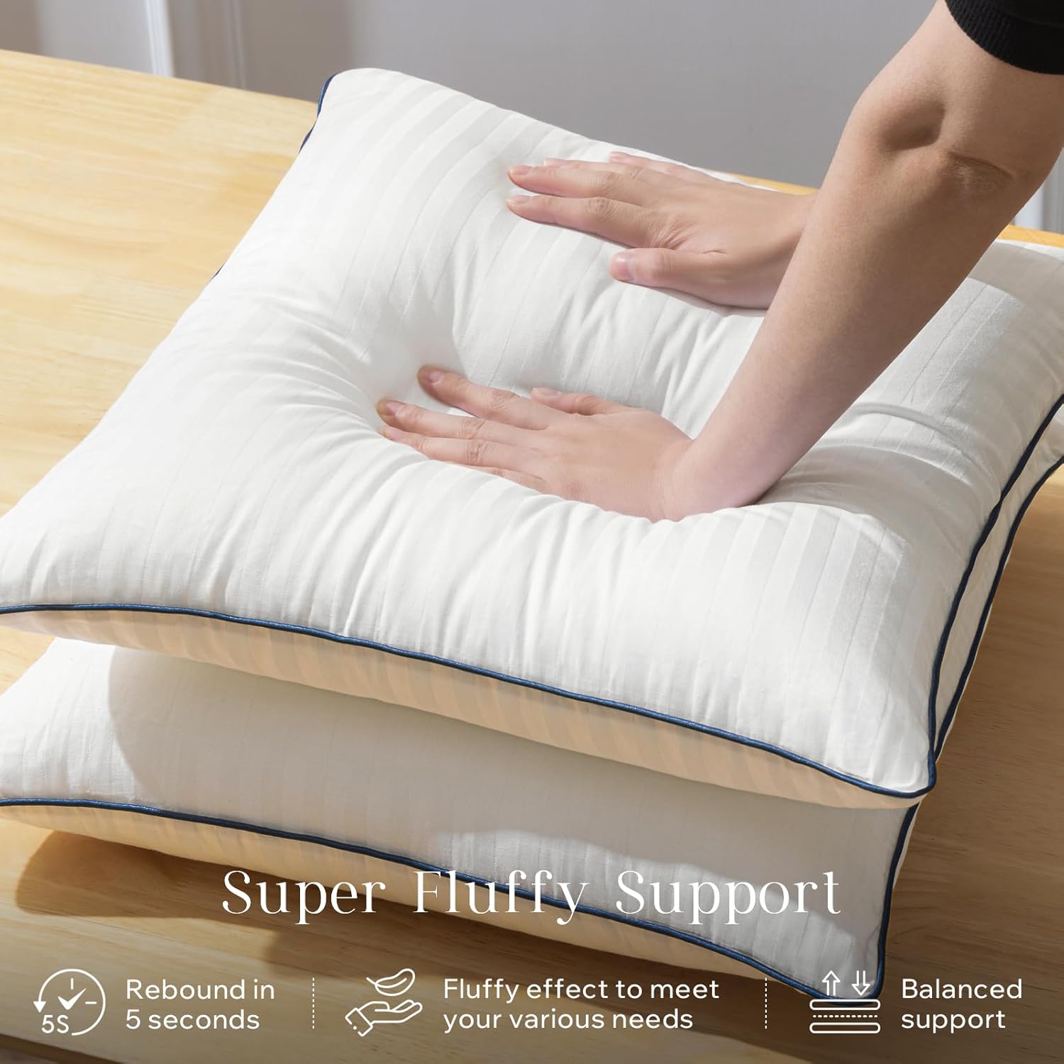 Phantoscope Waterproof Outdoor Pillow Inserts - Pack of 4 18x18 Inch