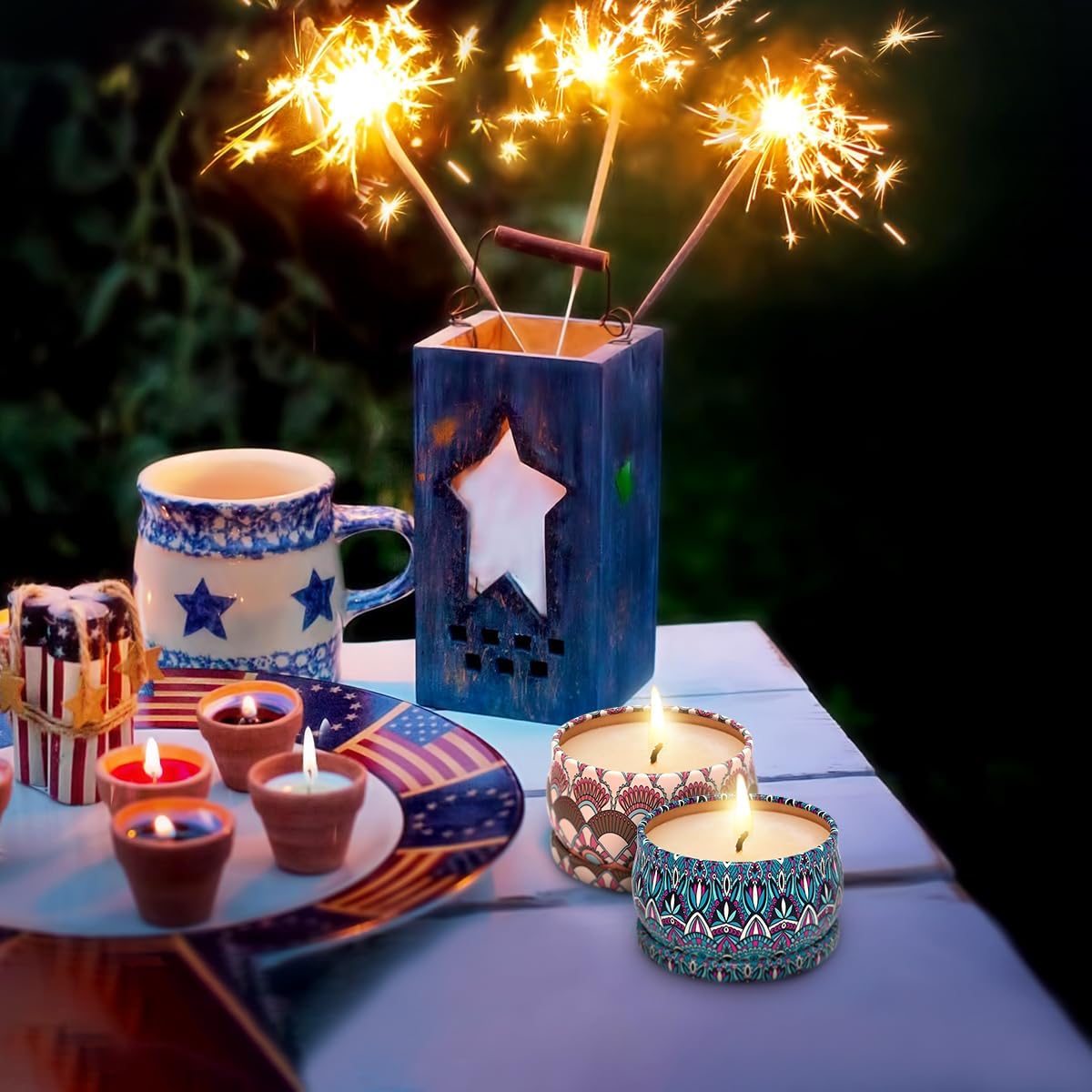 Haoson Set of 3 Scented Candles Gift Set