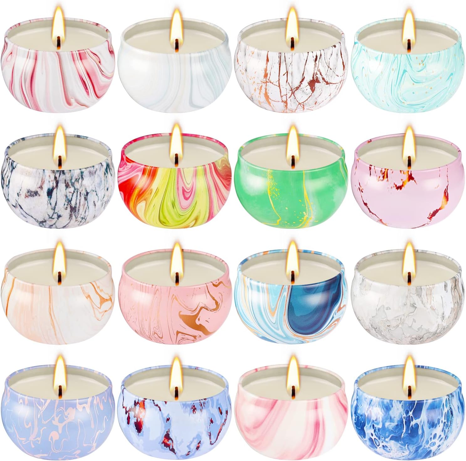 16 Pack Aromatherapy Candle Gift Set for Mom and Home Use