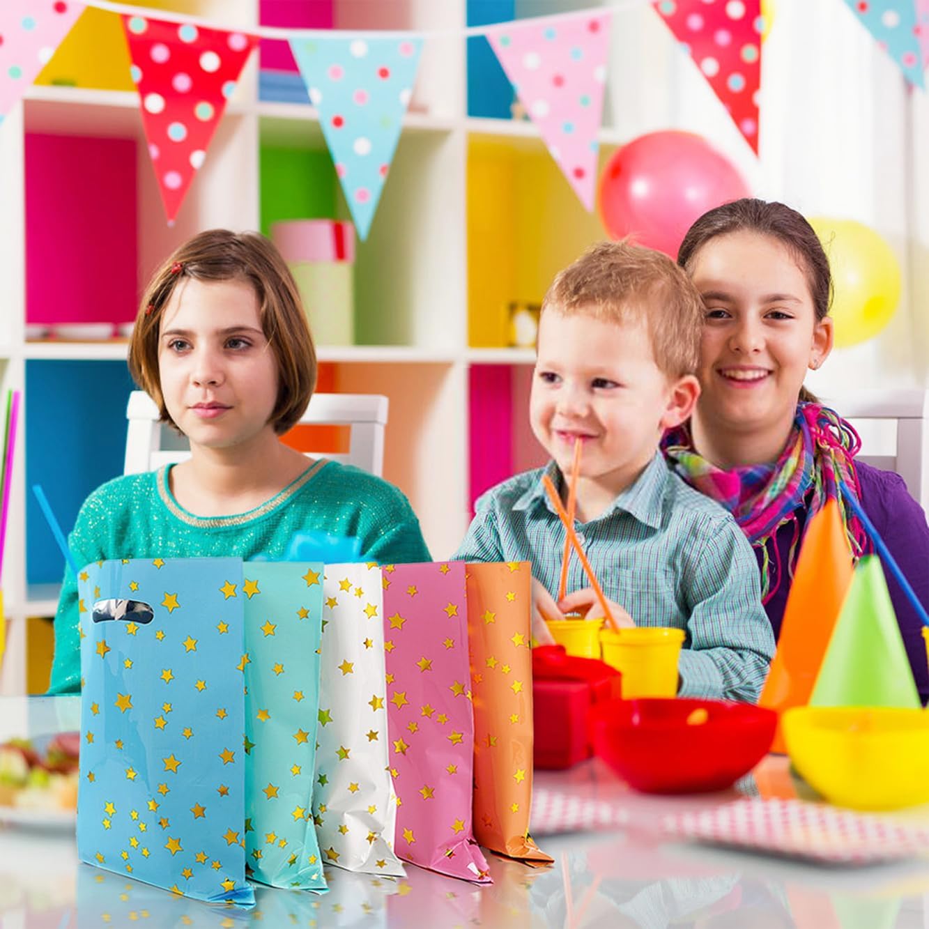 ZGORENDZ 40 Pcs Metallic Gift Bags for Party Favors