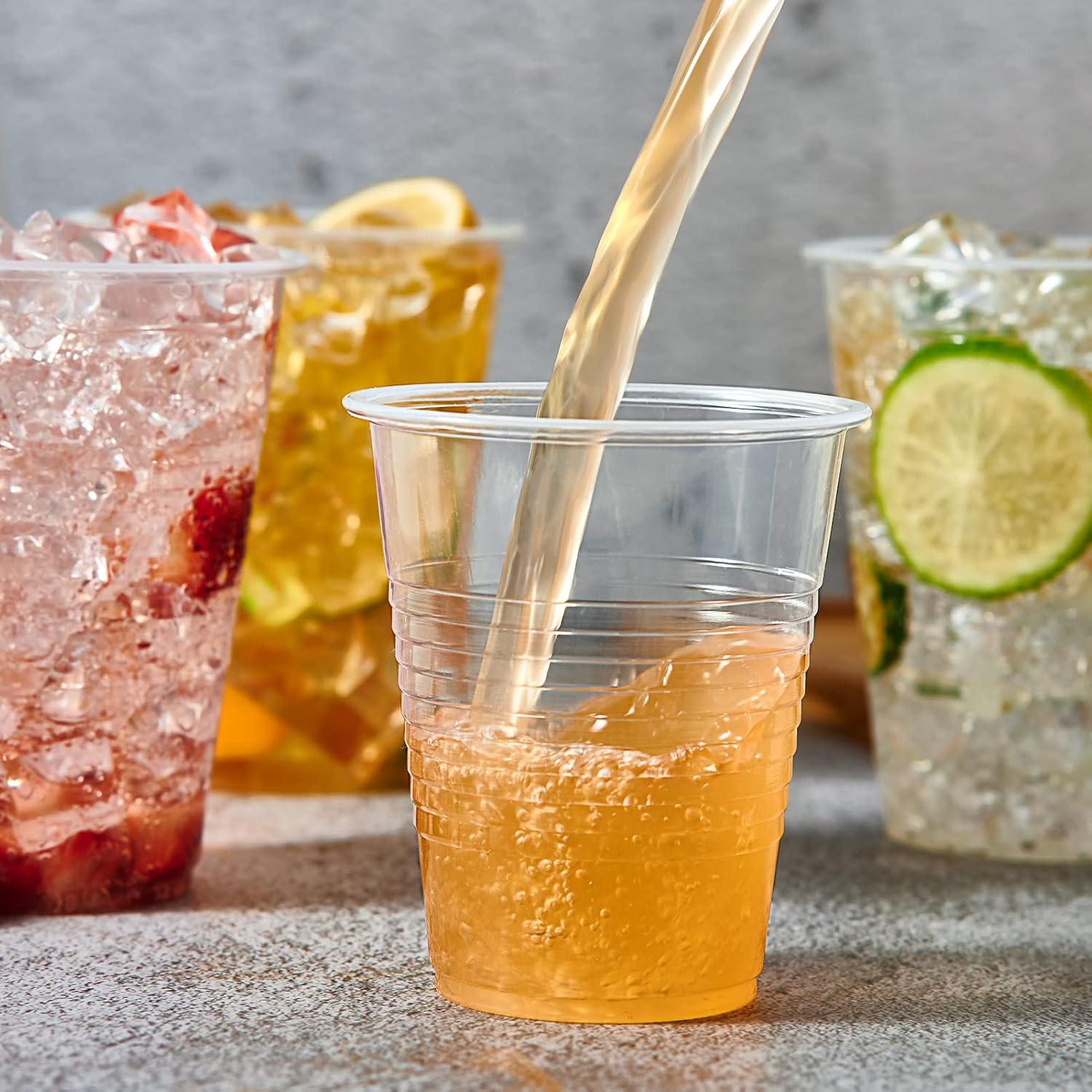 Lilymicky 450 Pack 12 oz Clear Plastic Cups