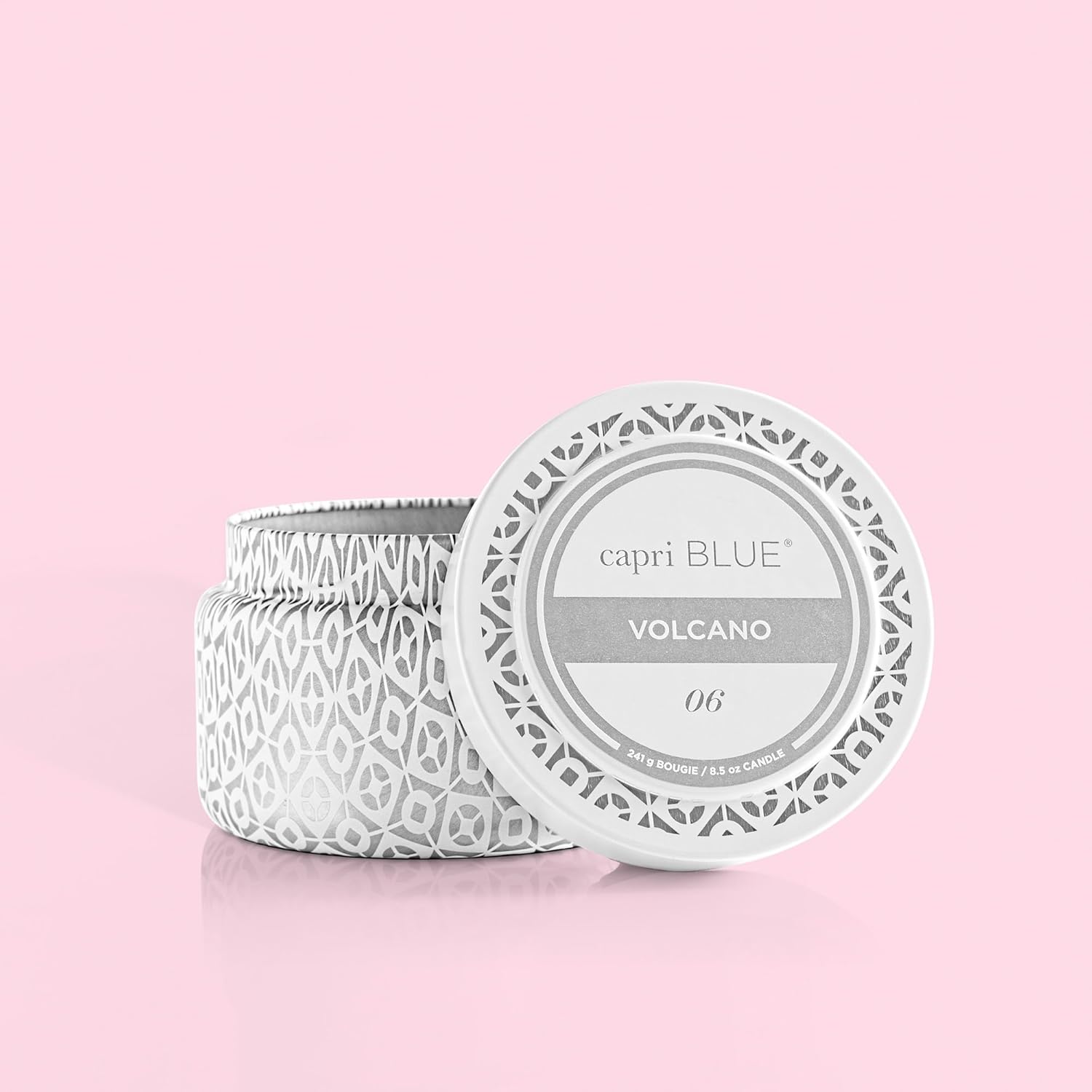 Capri Blue Volcano White Travel Tin Candle - Luxury Soy Wax Blend