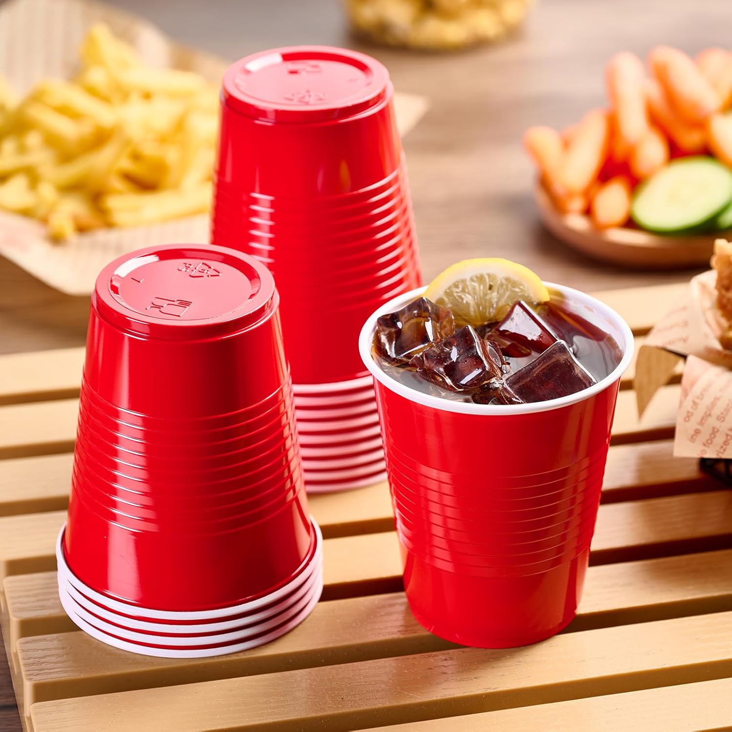 Lilymicky 240 Pack 12 oz Red Party Cups