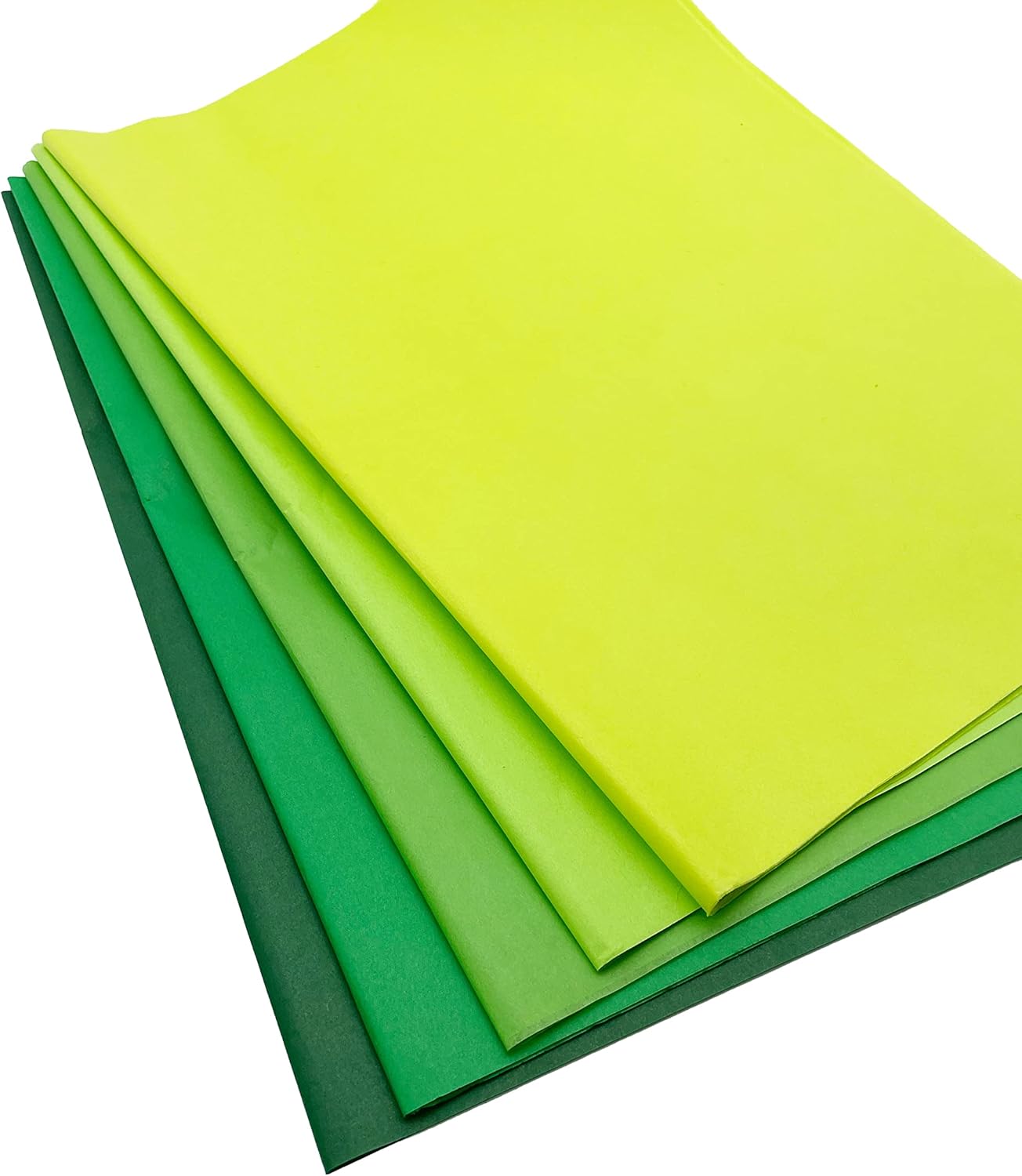 Green St Patricks Day Tissue Paper for Wrapping 100 Sheets 15x20