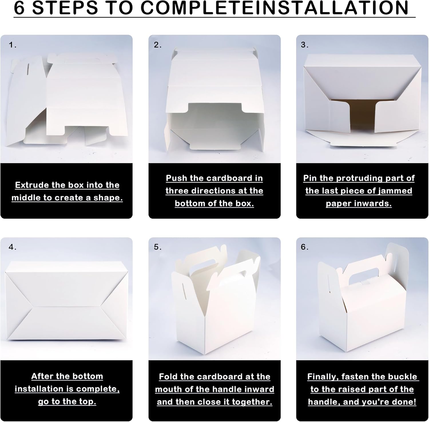 24 Pcs White Gable Boxes for Party Favors