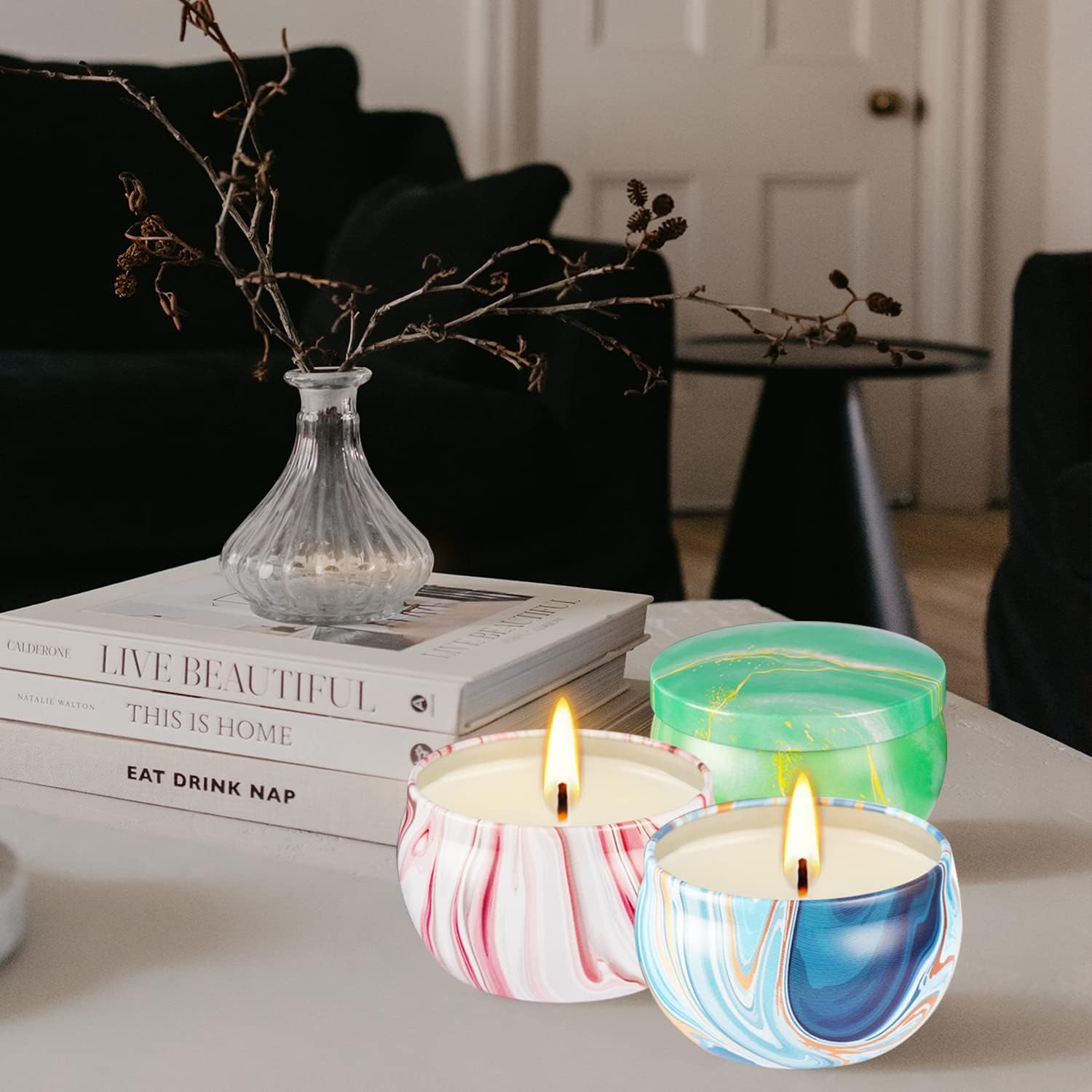 16 Pack Aromatherapy Candle Gift Set for Mom and Home Use