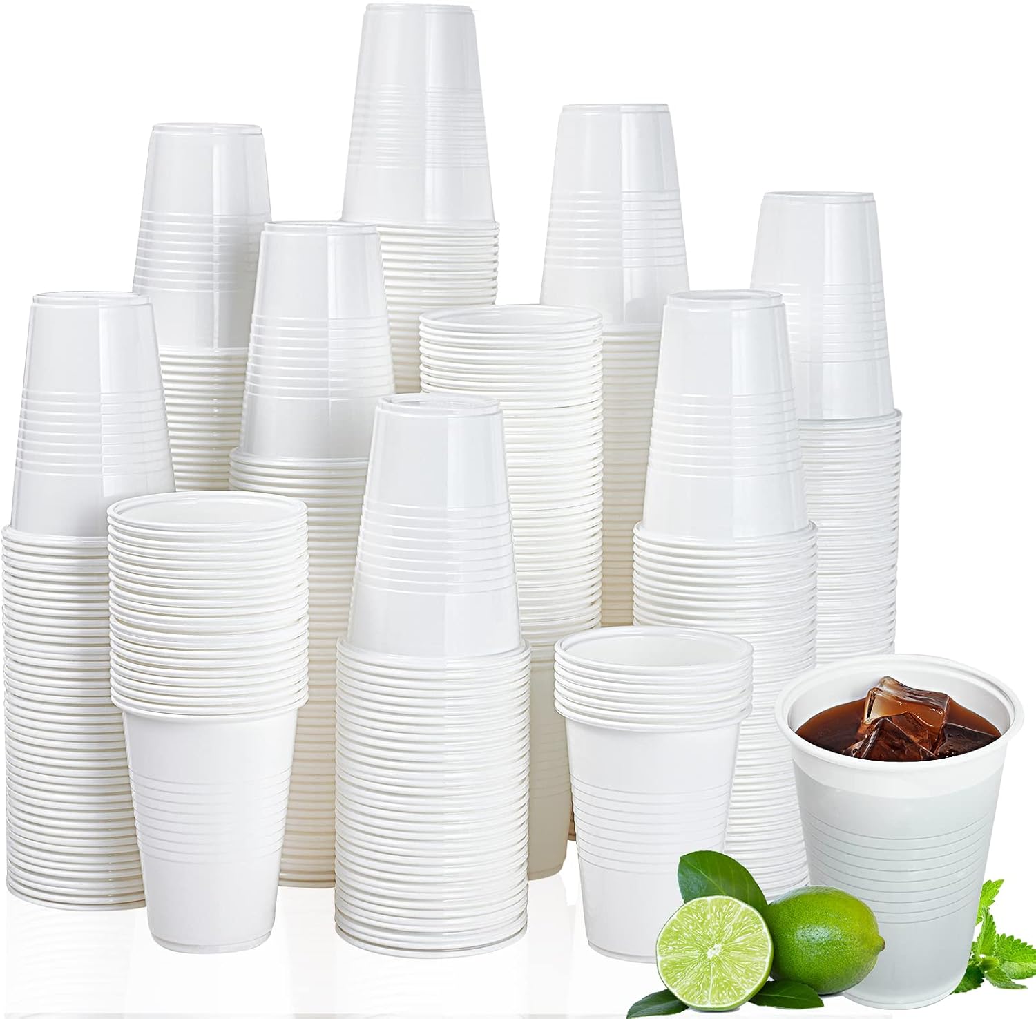 Lilymicky 500 Pack 9 Oz Disposable Cups