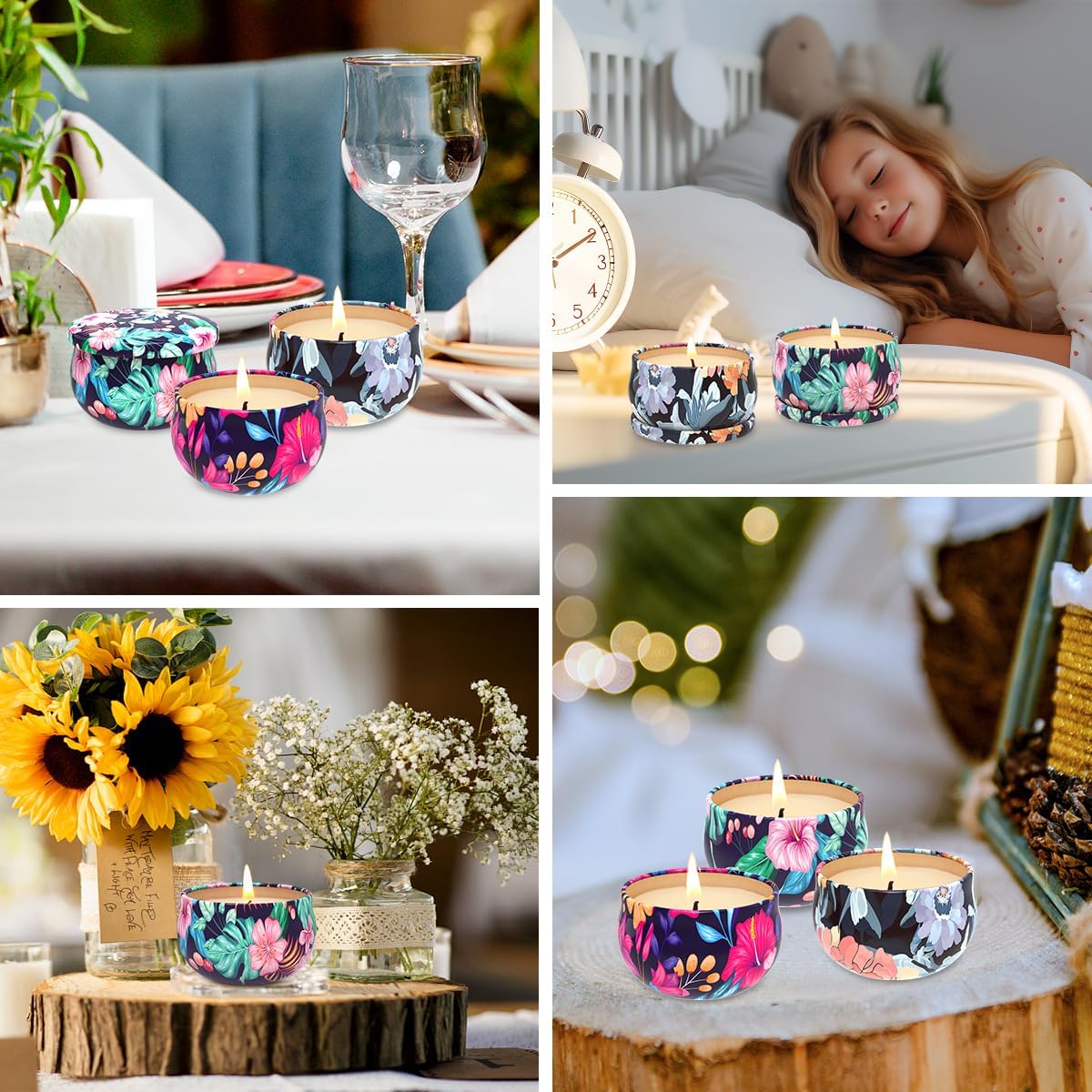 Scented Candles Gift Set 3 Pack Aromatherapy Candles