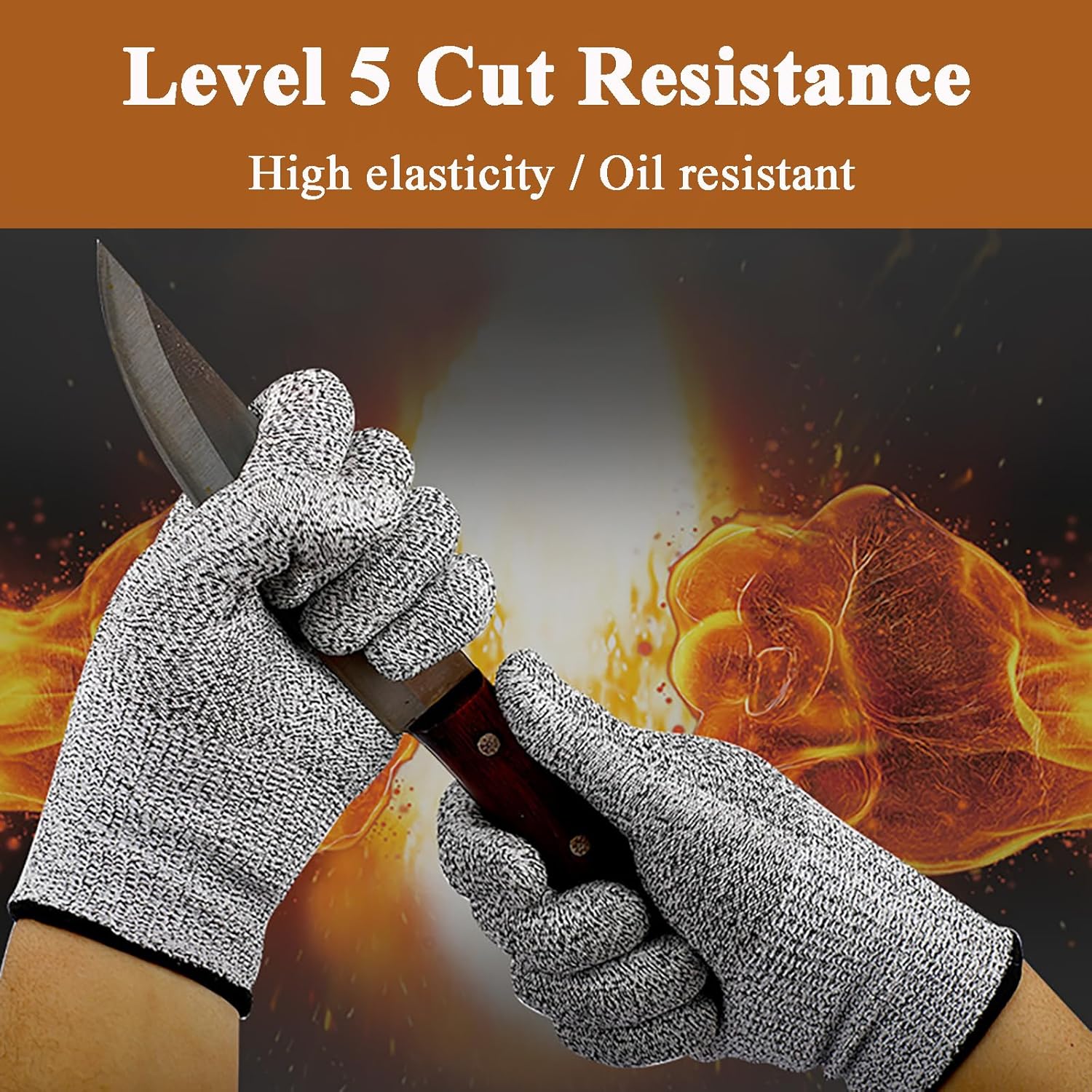 Cut Resistant Gloves for Construction and Kitchen Use