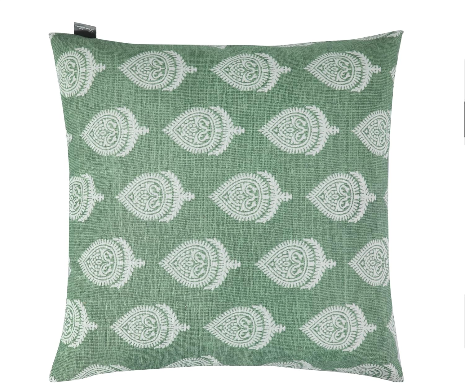 FUNHOME Outdoor Pillow Covers Pack of 2 18x18 Inch Fair Green