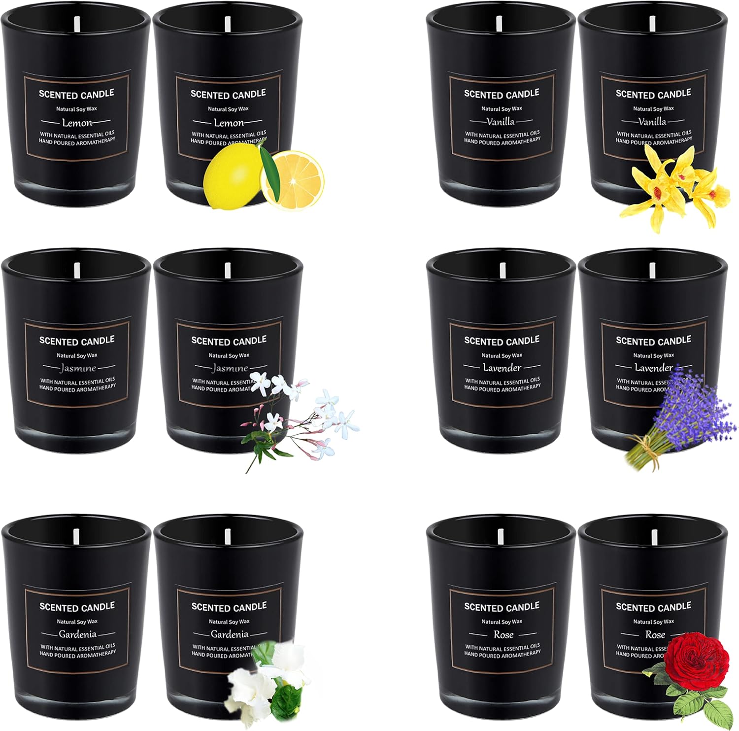 12 Pack Scented Candles Gift Set for Women