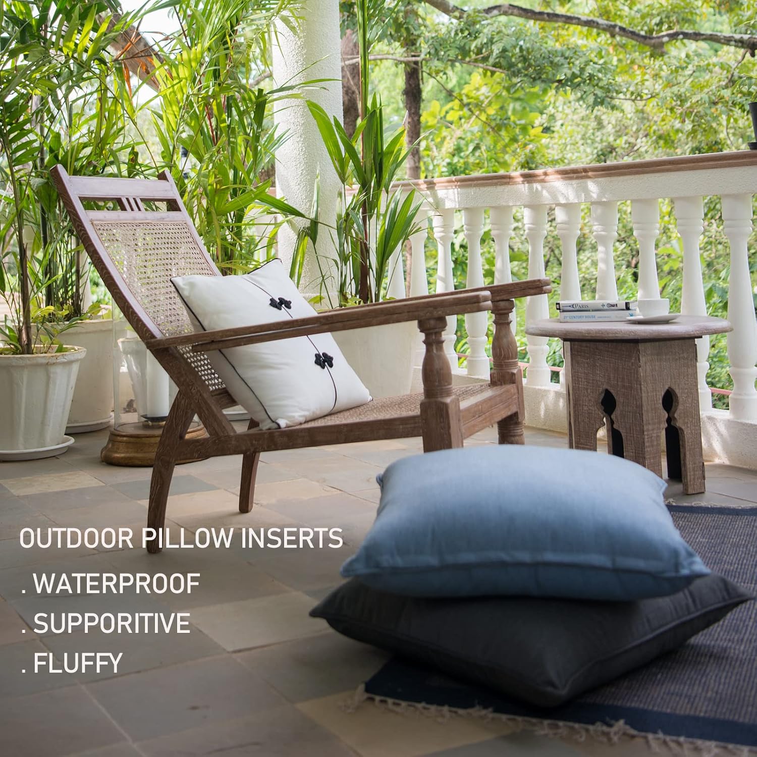 20x20 Waterproof Pillow Insert Set of 1