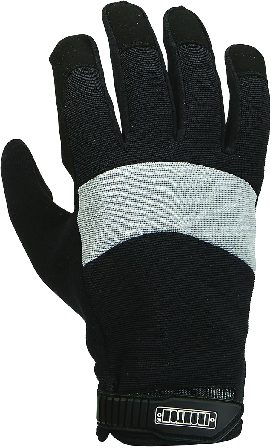 Ironton Mens Work Gloves 2 Pairs Black Gray 2XL
