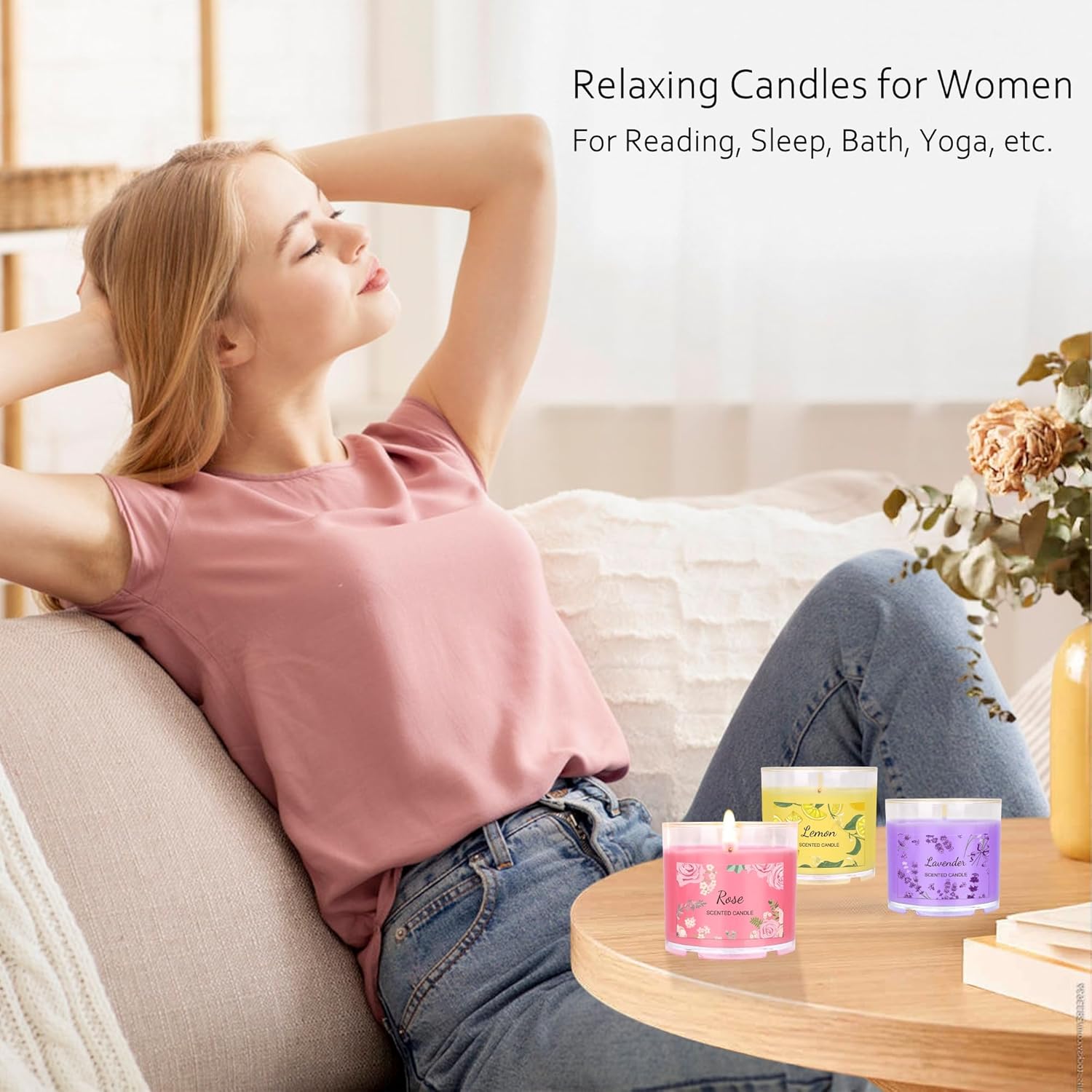 12 Pack Scented Candles for Home and Gifts