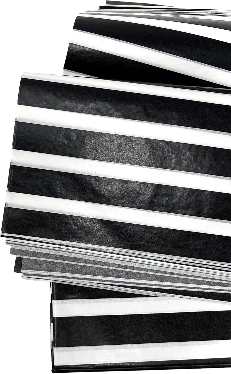 Flexicore Packaging Black Striped Gift Wrap Tissue Paper