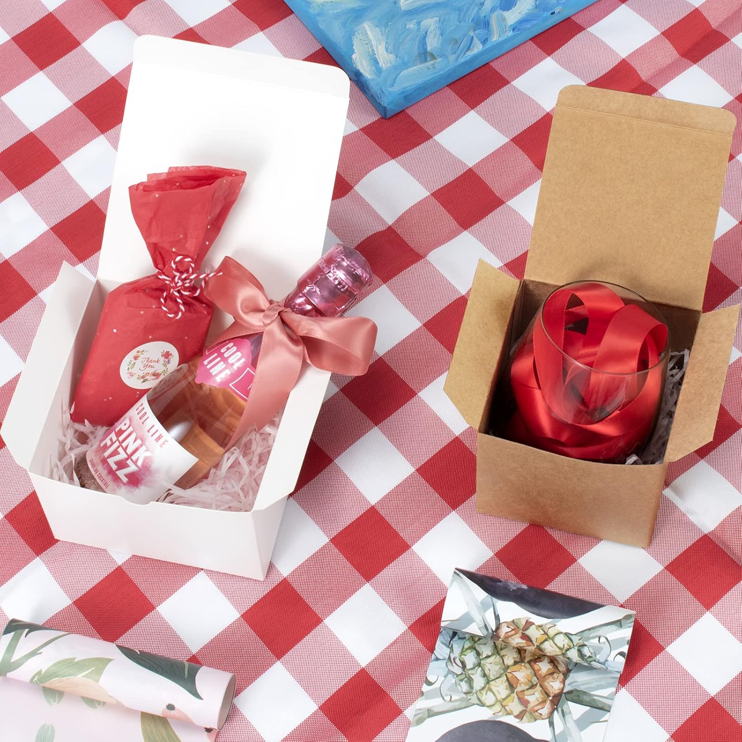 ValBox 3x3x3 Brown Gift Boxes 50pcs