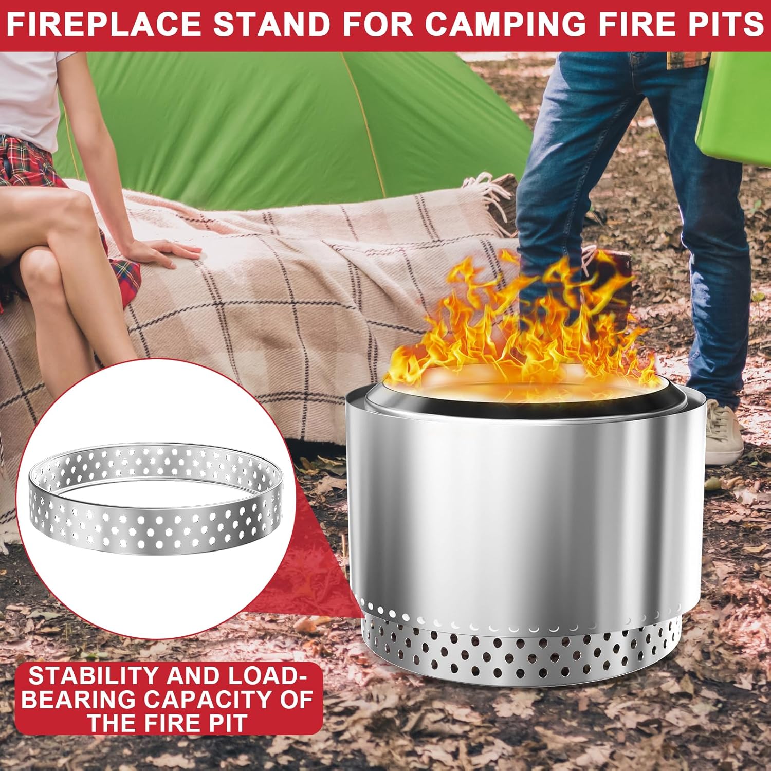 Fire Pit Stand for Solo Stove Bonfire 195 Inch