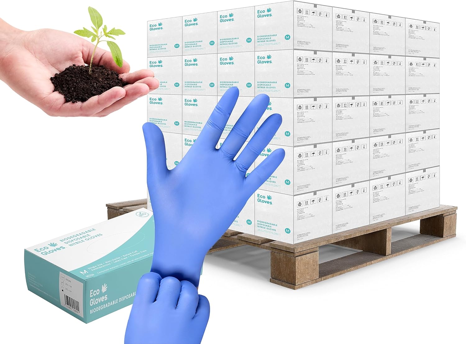Eco Gloves Biodegradable Nitrile Powder Free