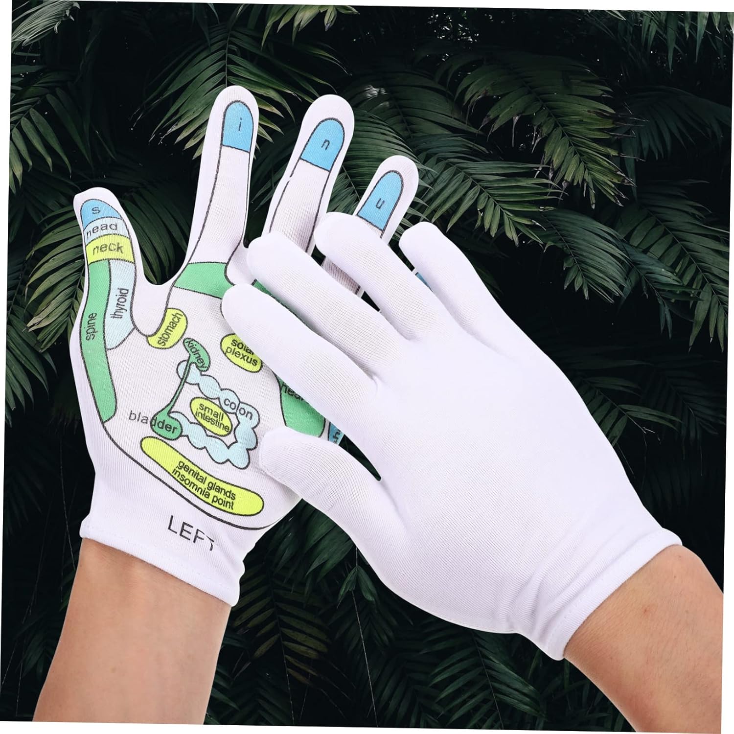 Homoyoyo Reflexology Gloves with Pressure Points