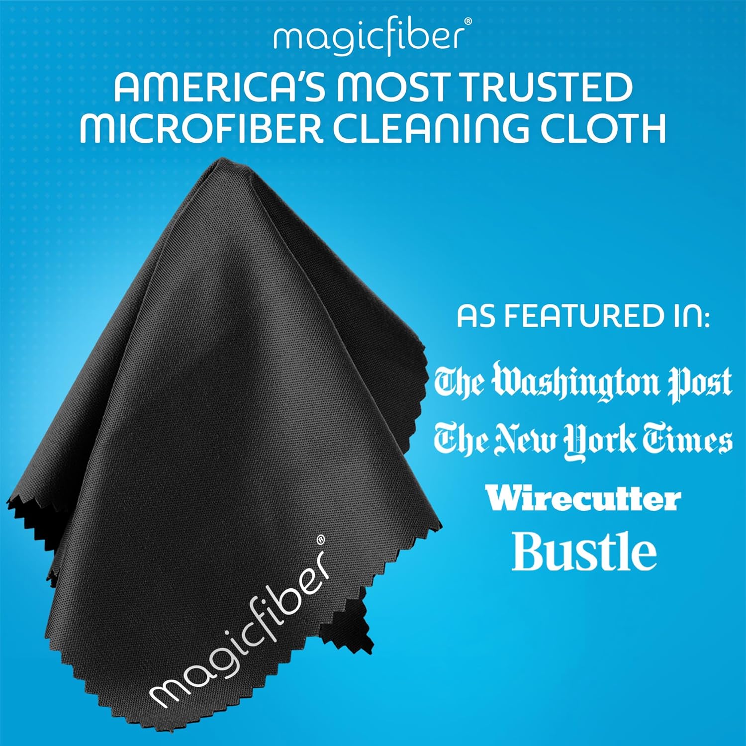 MagicFiber Glasses Cleaner Kit - 2 Sprays 2 Cloths
