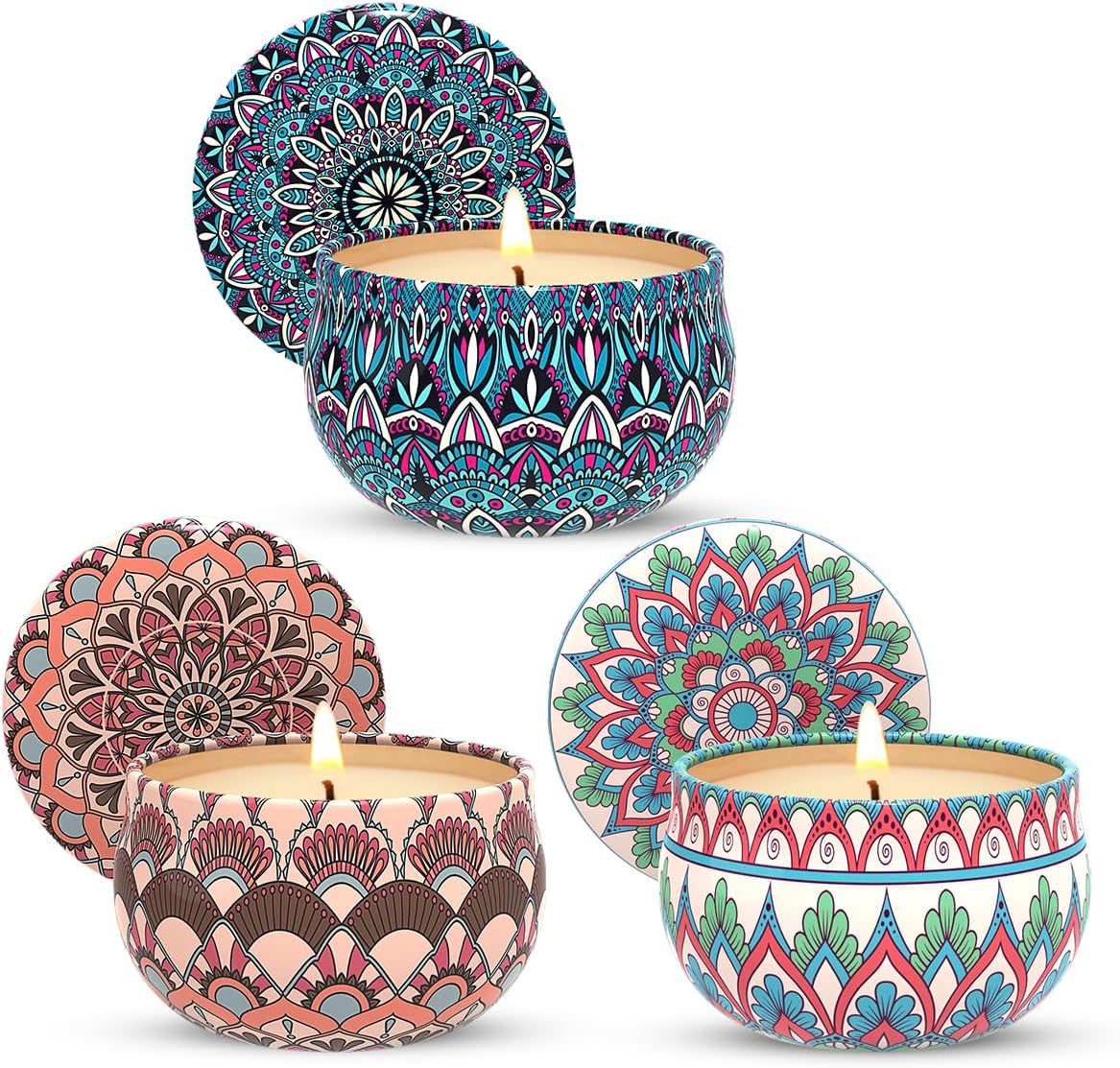 Haoson Set of 3 Scented Candles Gift Set