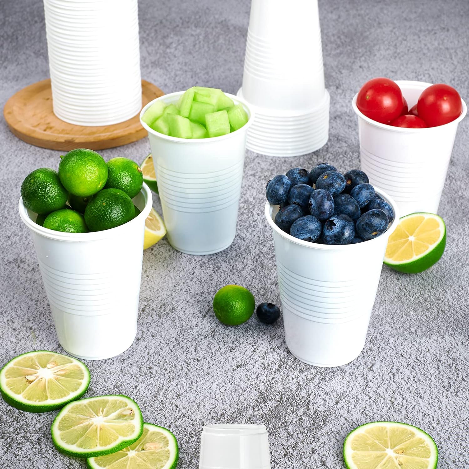 Lilymicky 500 Pack 9 Oz Disposable Cups