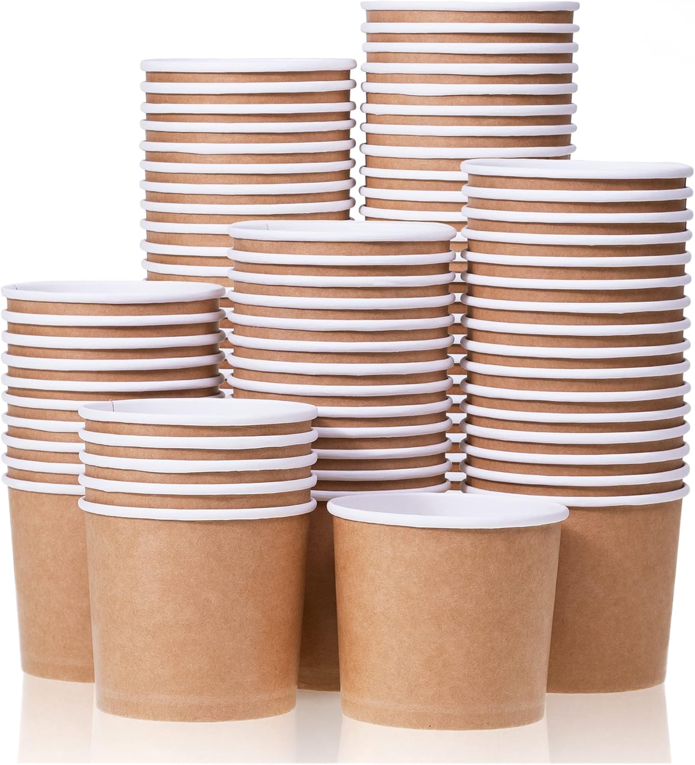 MATICAN 100-Count 11-Oz Paper Ice Cream Cups