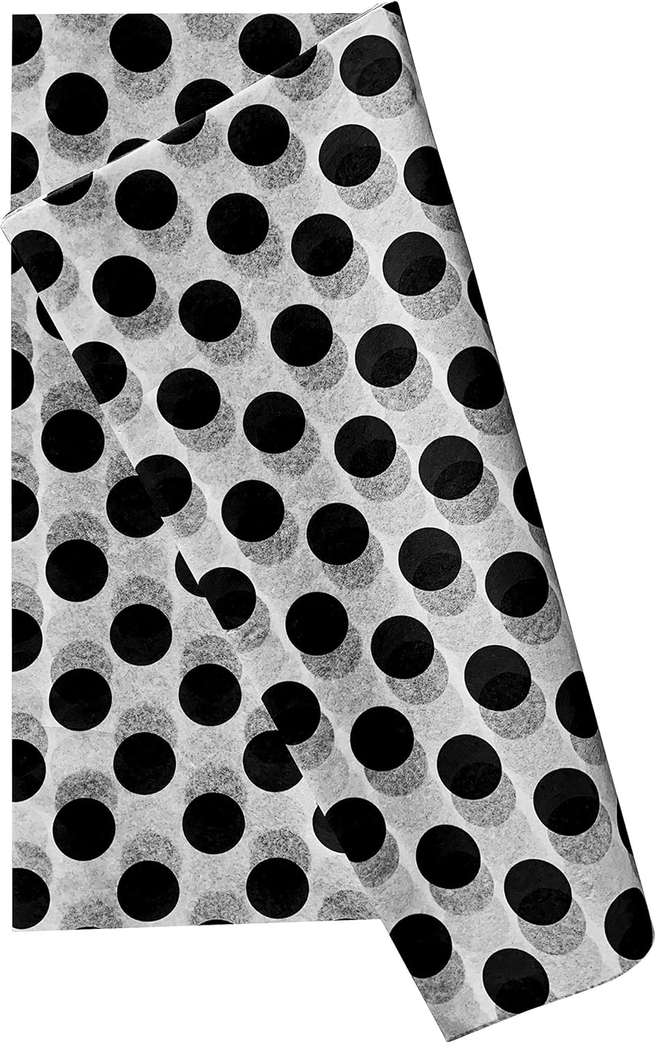 Flexicore Packaging Black Polka Dot Tissue Wrap 15x20
