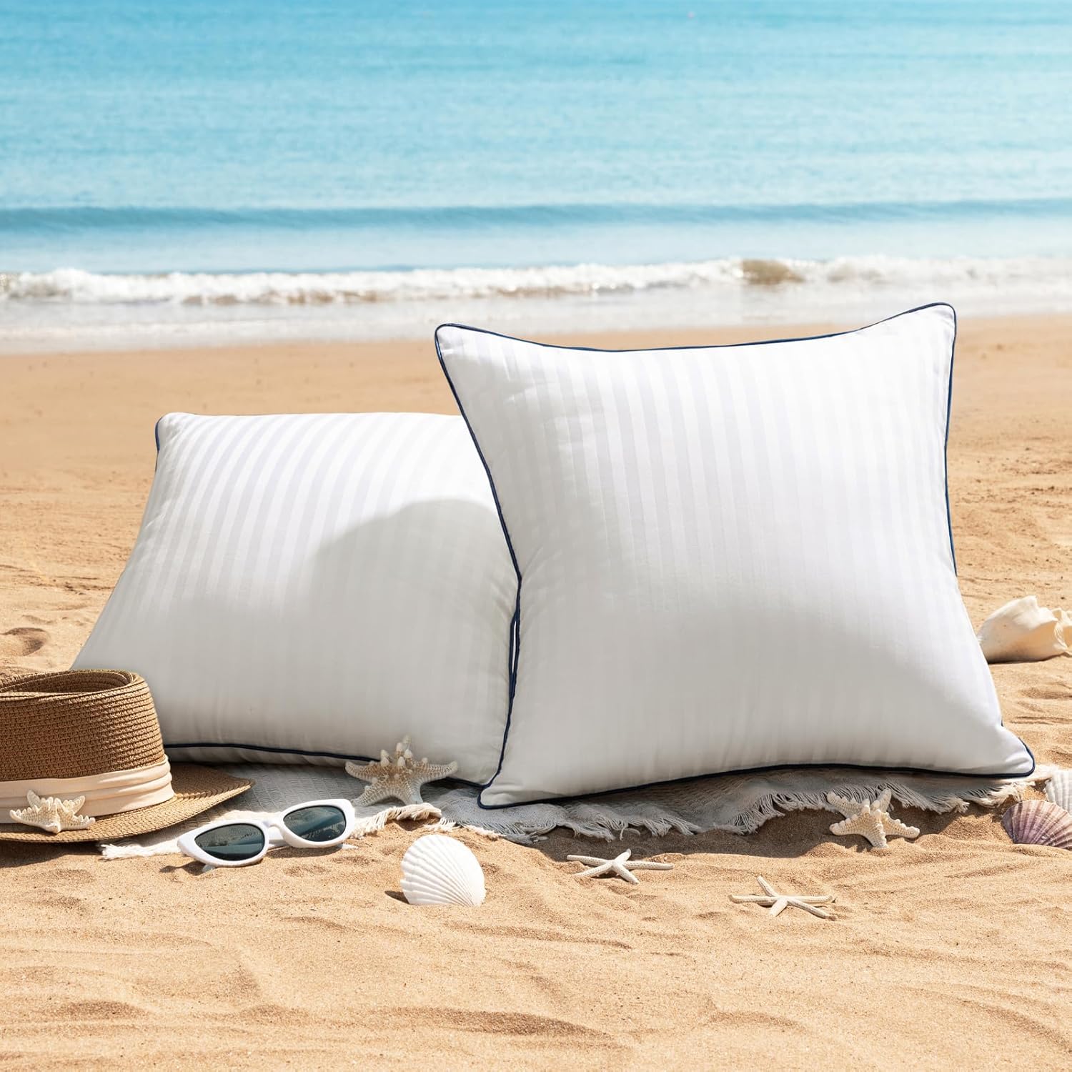 Phantoscope Waterproof Outdoor Pillow Inserts - Pack of 4 18x18 Inch