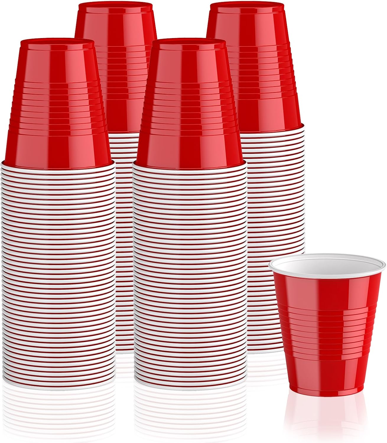 Lilymicky 240 Pack 12 oz Red Party Cups