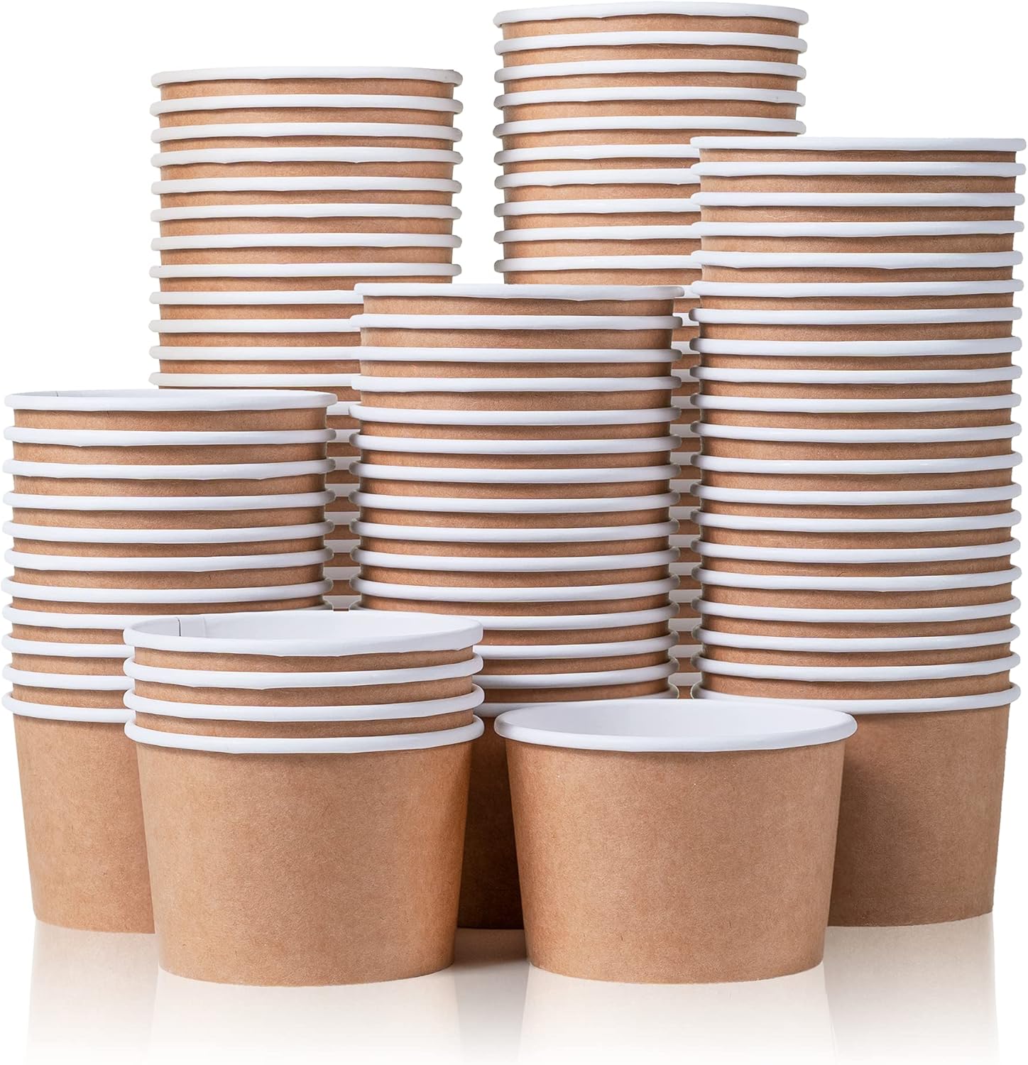 MATICAN 100-Count 9-Ounce Disposable Ice Cream Cups