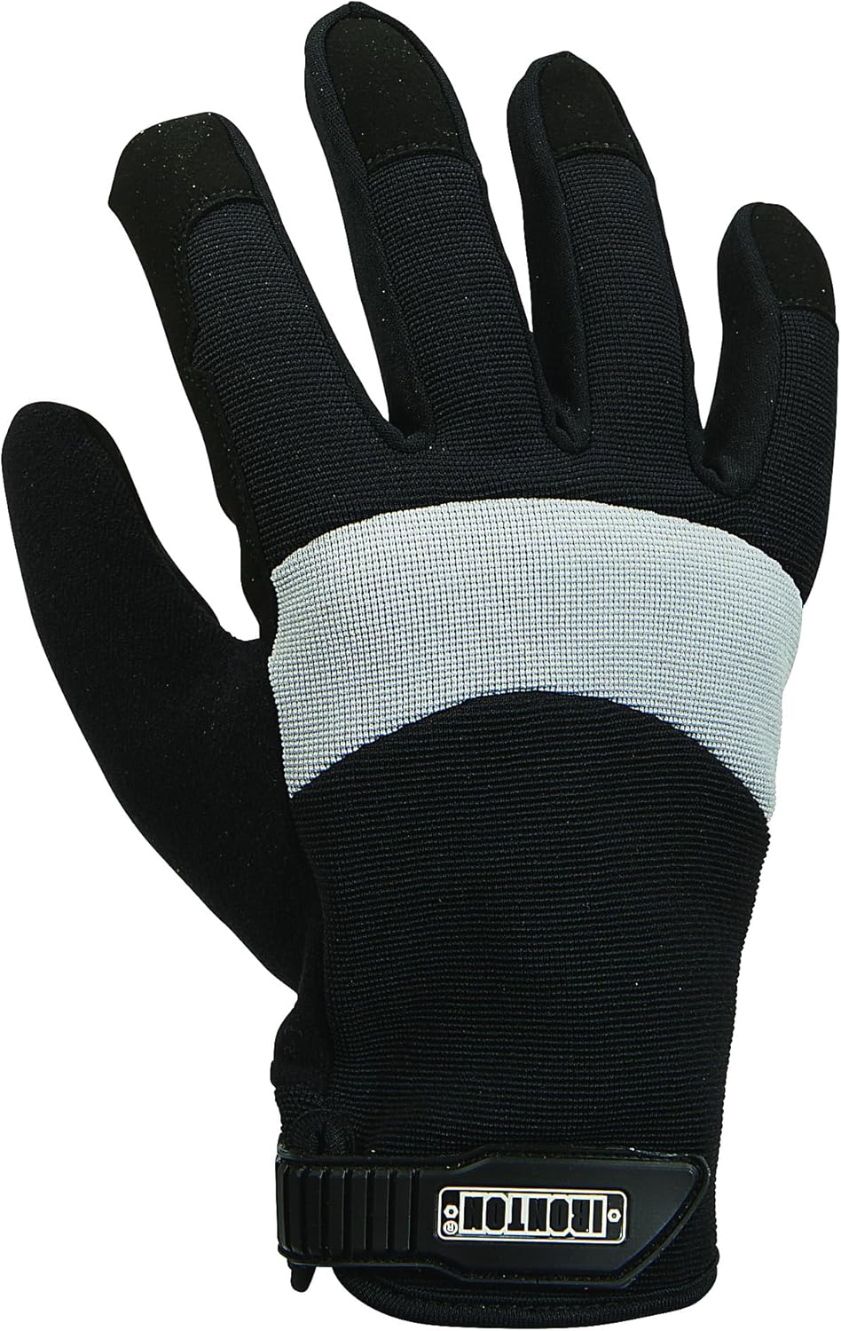 Ironton Mens High Dexterity Gloves 2 Pairs Black Gray XL