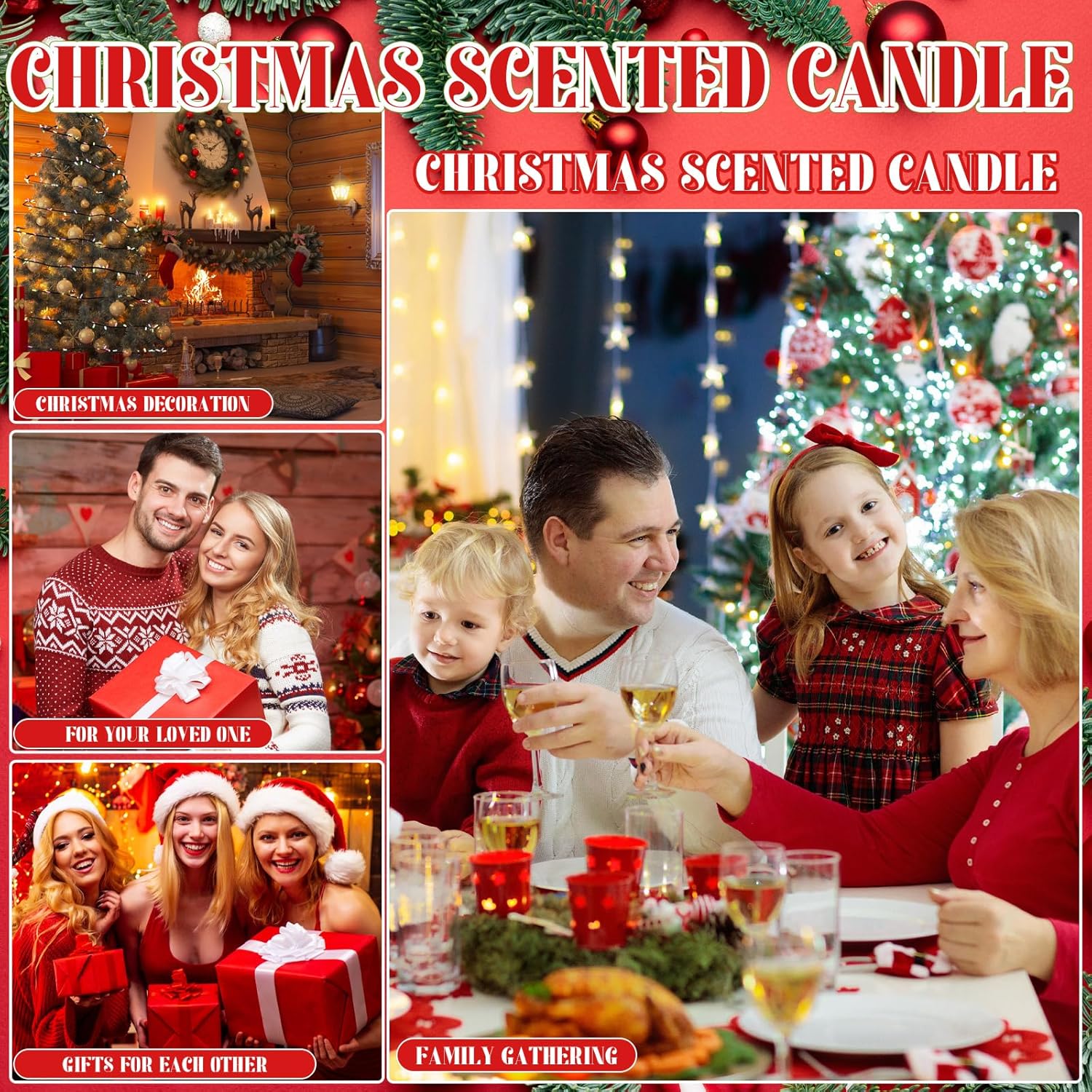 MTLEE 24 Pcs Scented Candle Gift Set