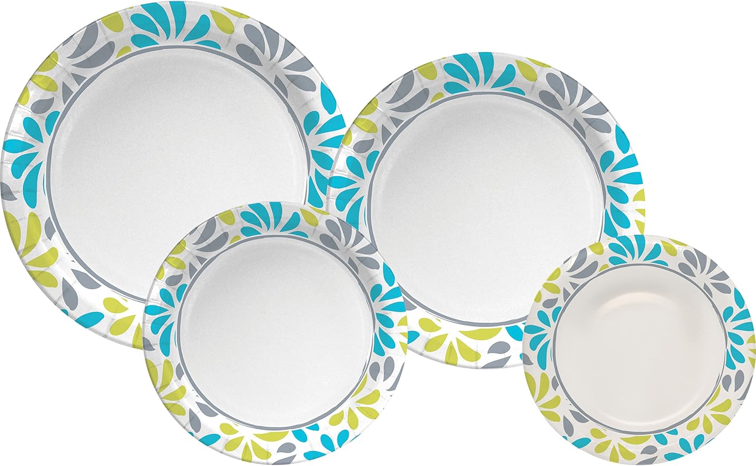 Genuine Joe Printed Paper Plates 7 Inches Pack of 125