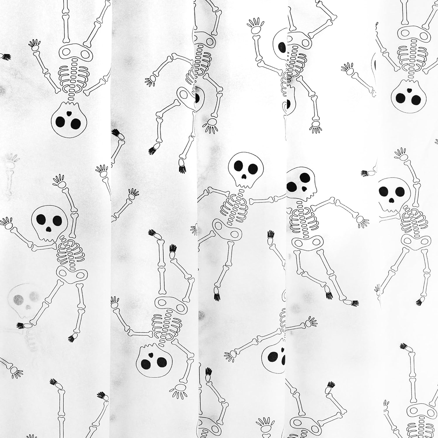 MR FIVE 20 x 28 Black Skeleton Tissue Paper Bulk 30 Sheets