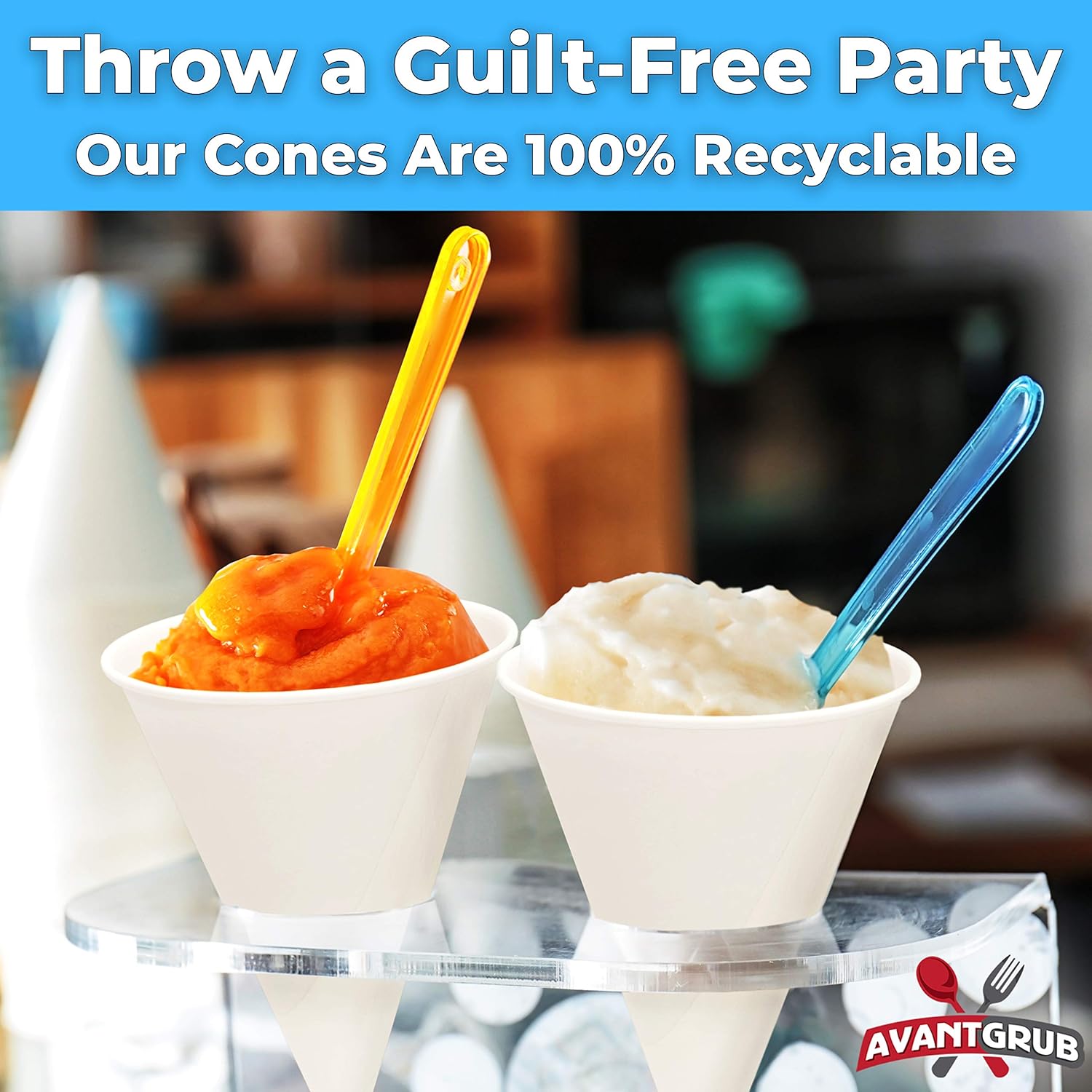 Eco-Friendly Leakproof 6Oz Paper Cups 200pk