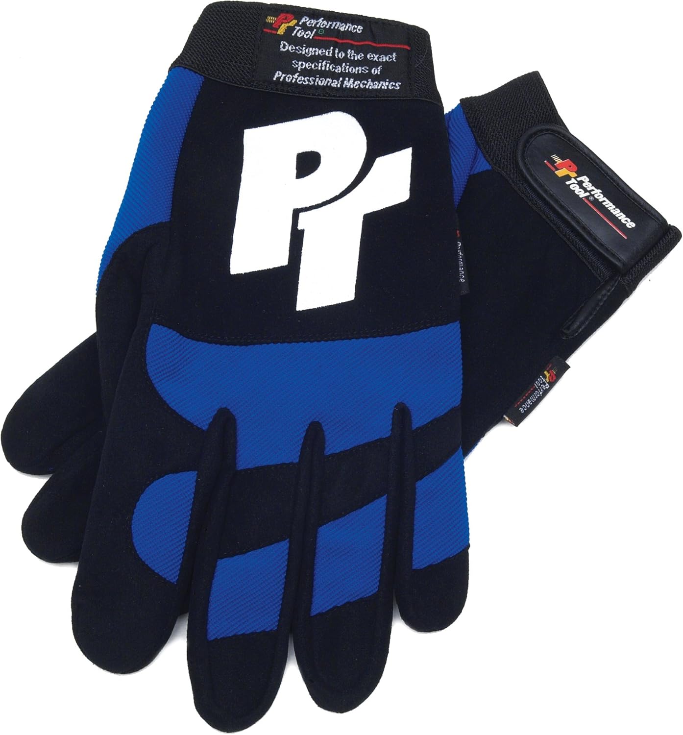Performance Tool Mechanics Gloves W88998 Blue Small