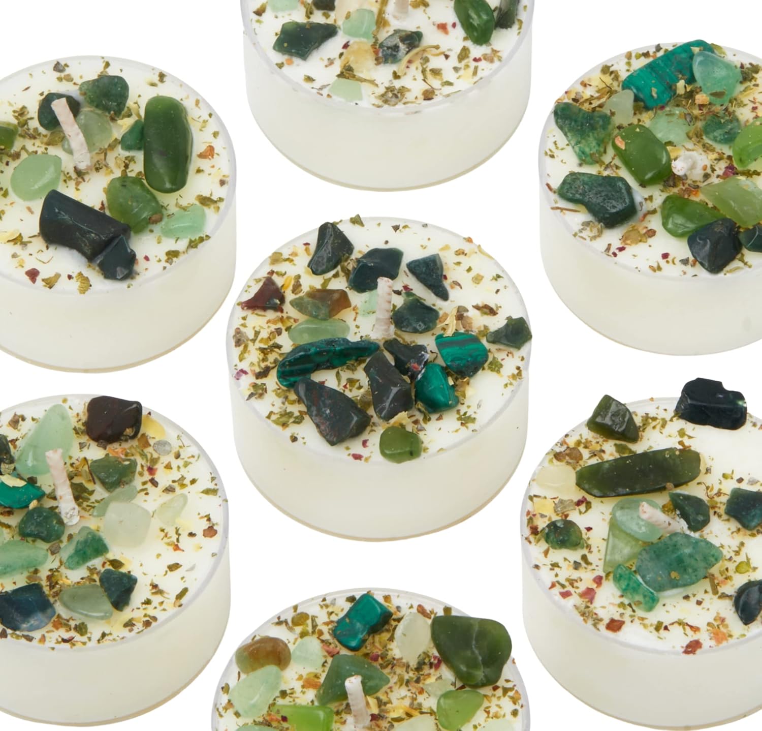 Heart Chakra Candle Set of 6 - Aromatherapy Soy Candles